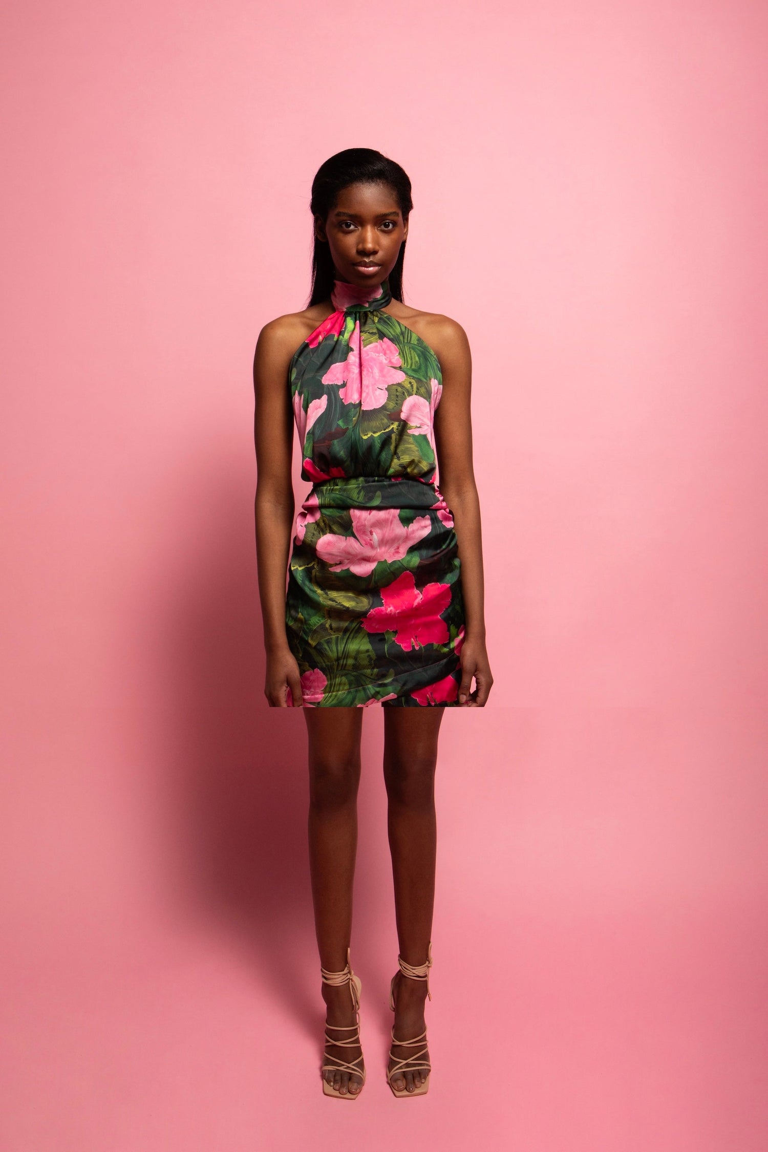 ELOISE MINI SATIN DRESS