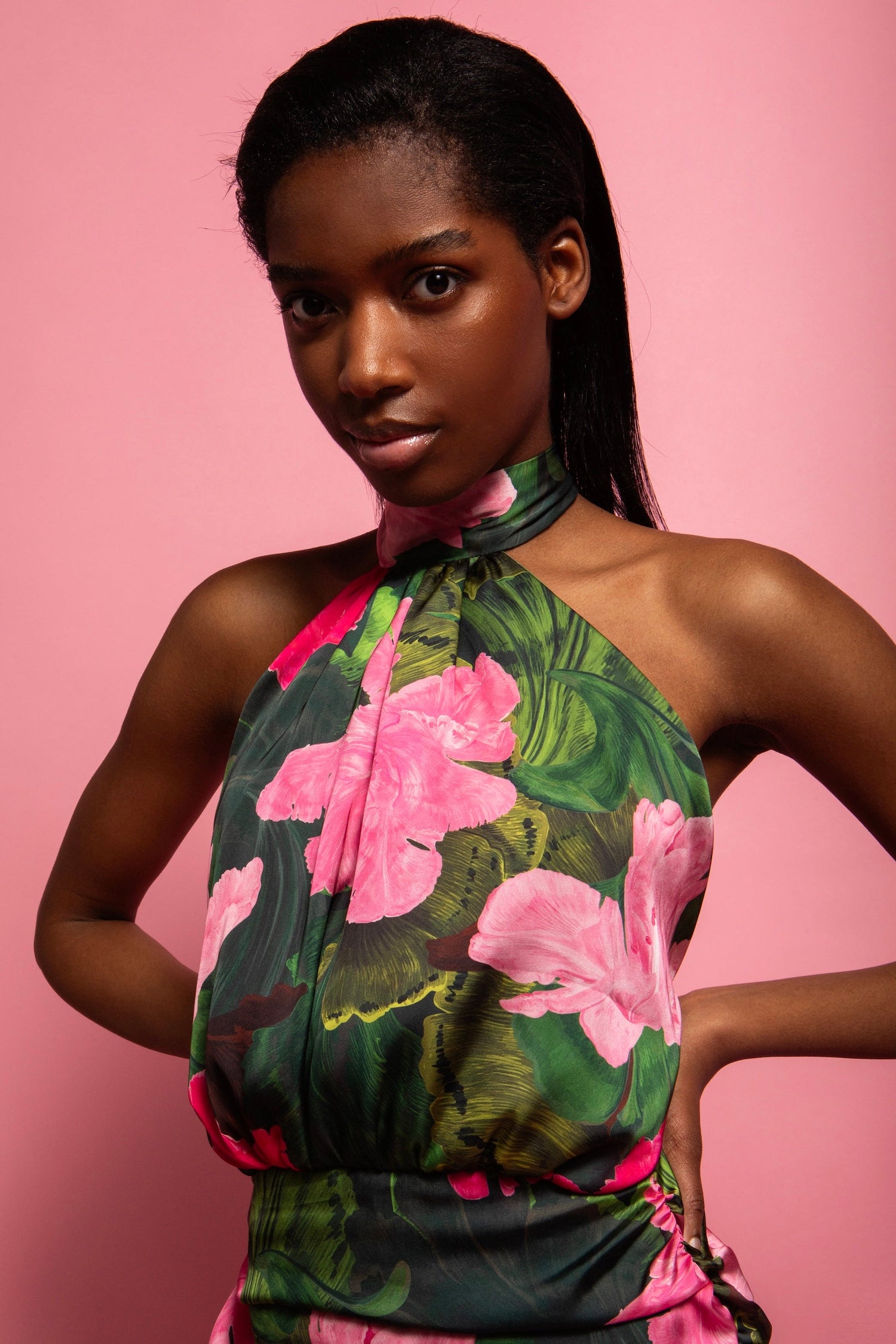 ELOISE MINI SATIN DRESS