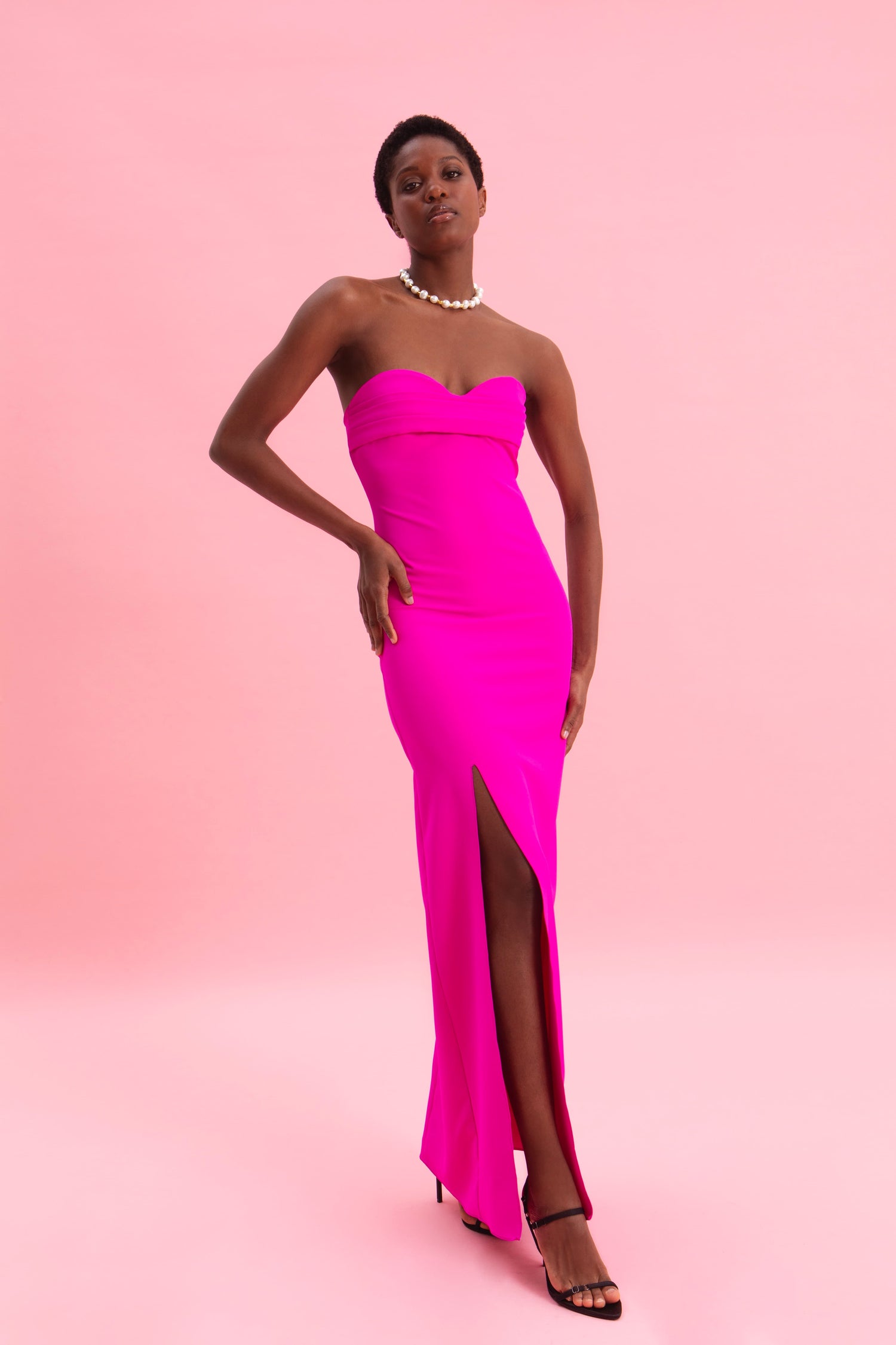 MAGENTA MUSE MAXI DRESS