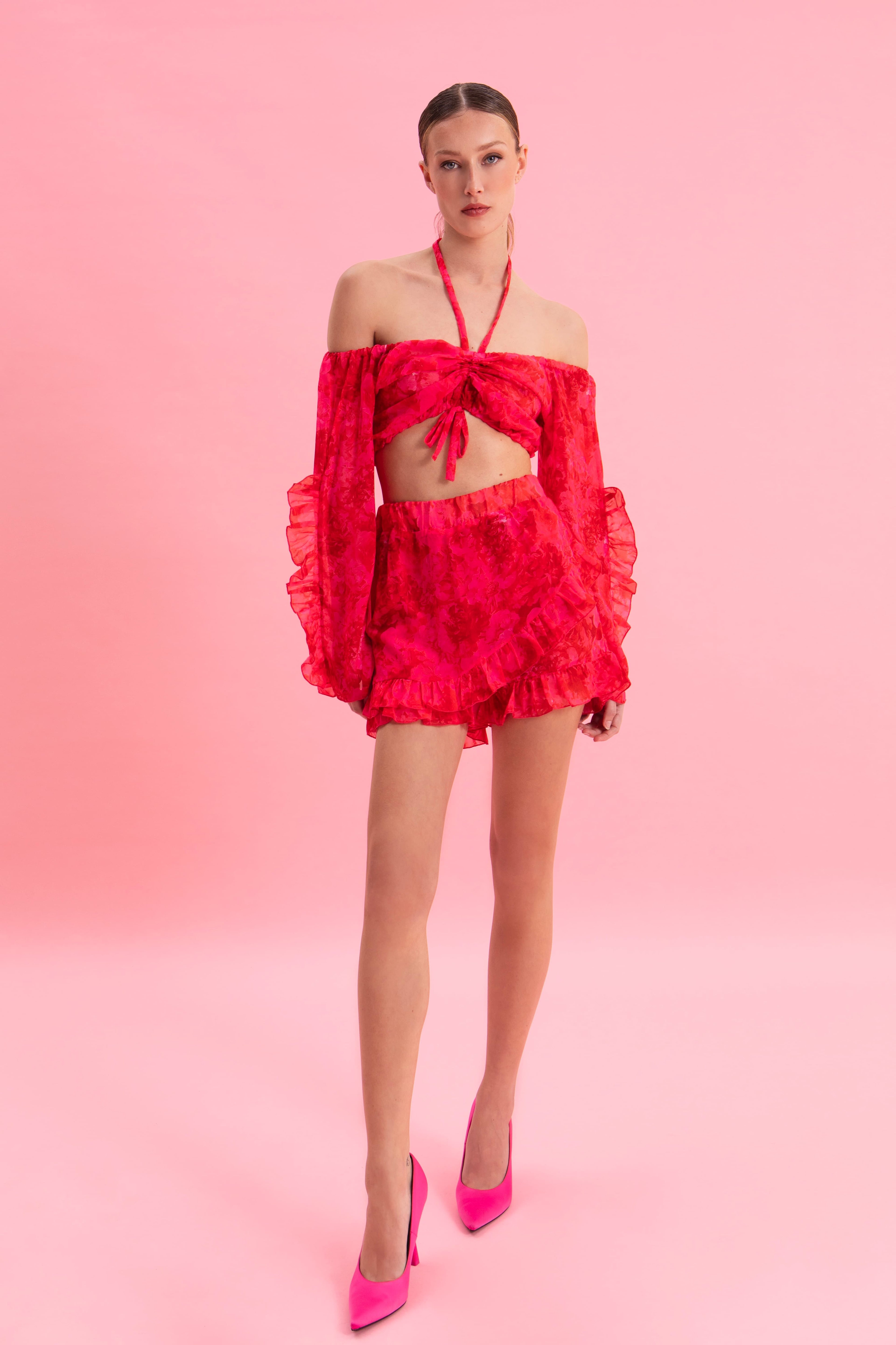 RUBY ROSE OFF SHOULDERS TOP