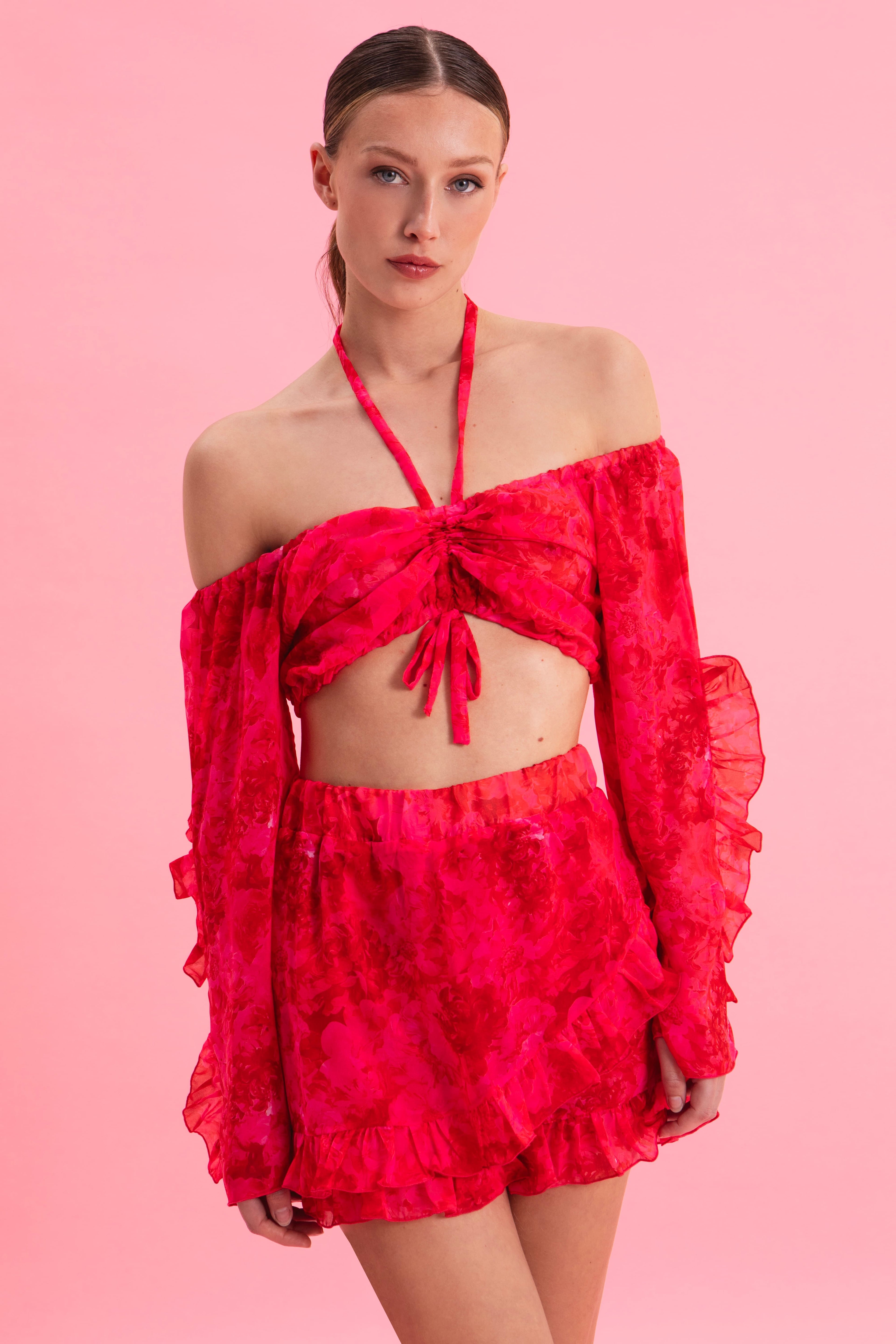 RUBY ROSE OFF SHOULDERS TOP