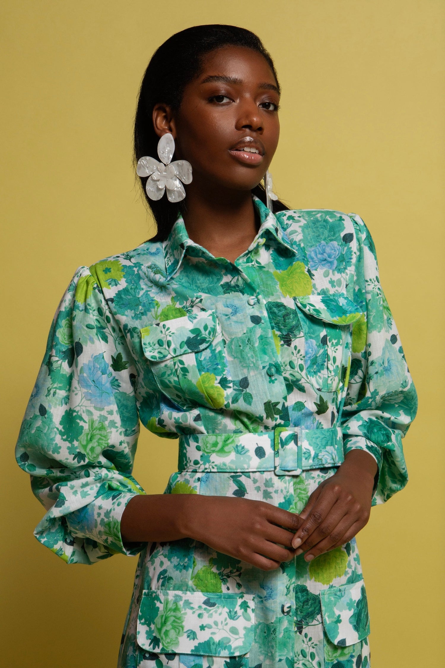 LUISA MINI LINEN DRESS