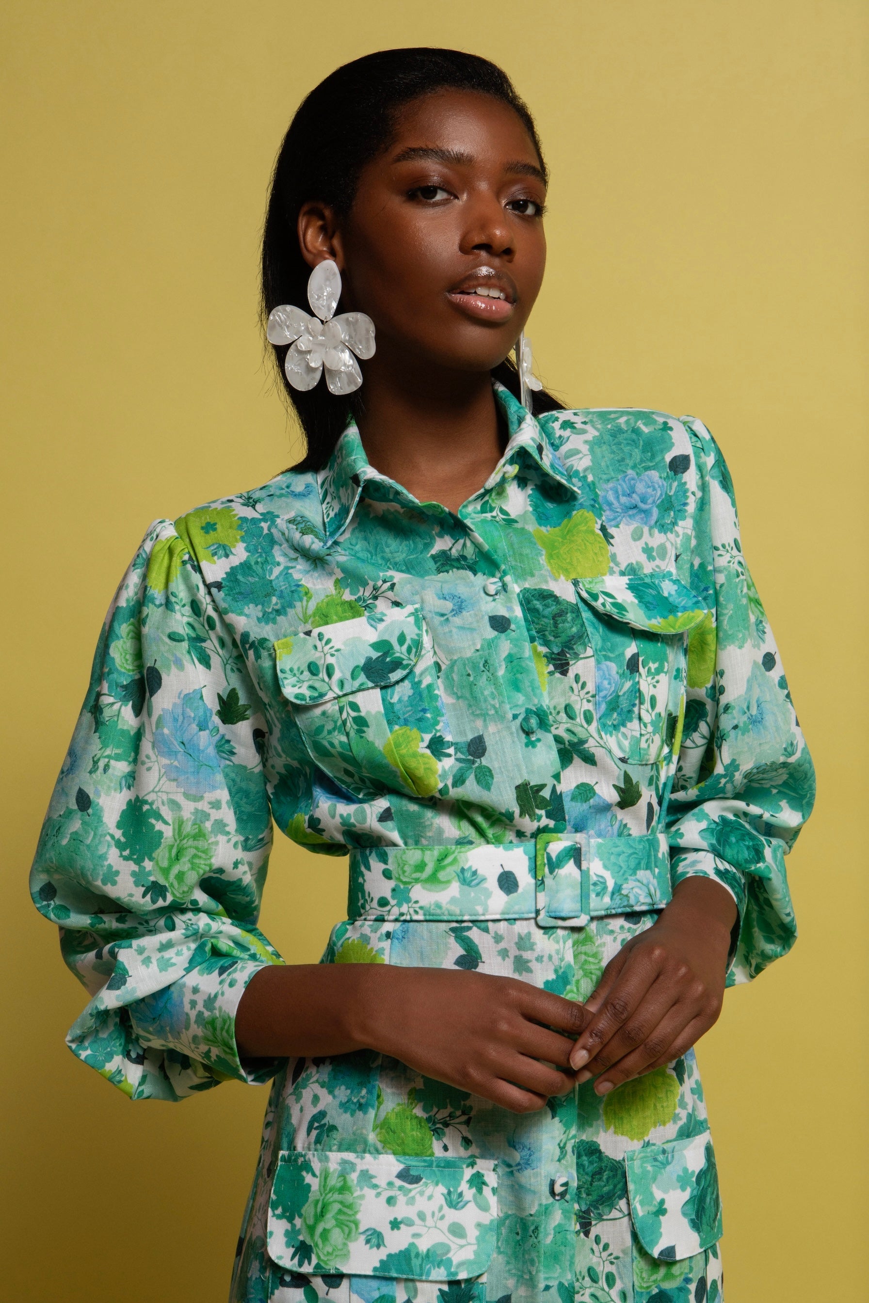 LUISA MINI LINEN DRESS