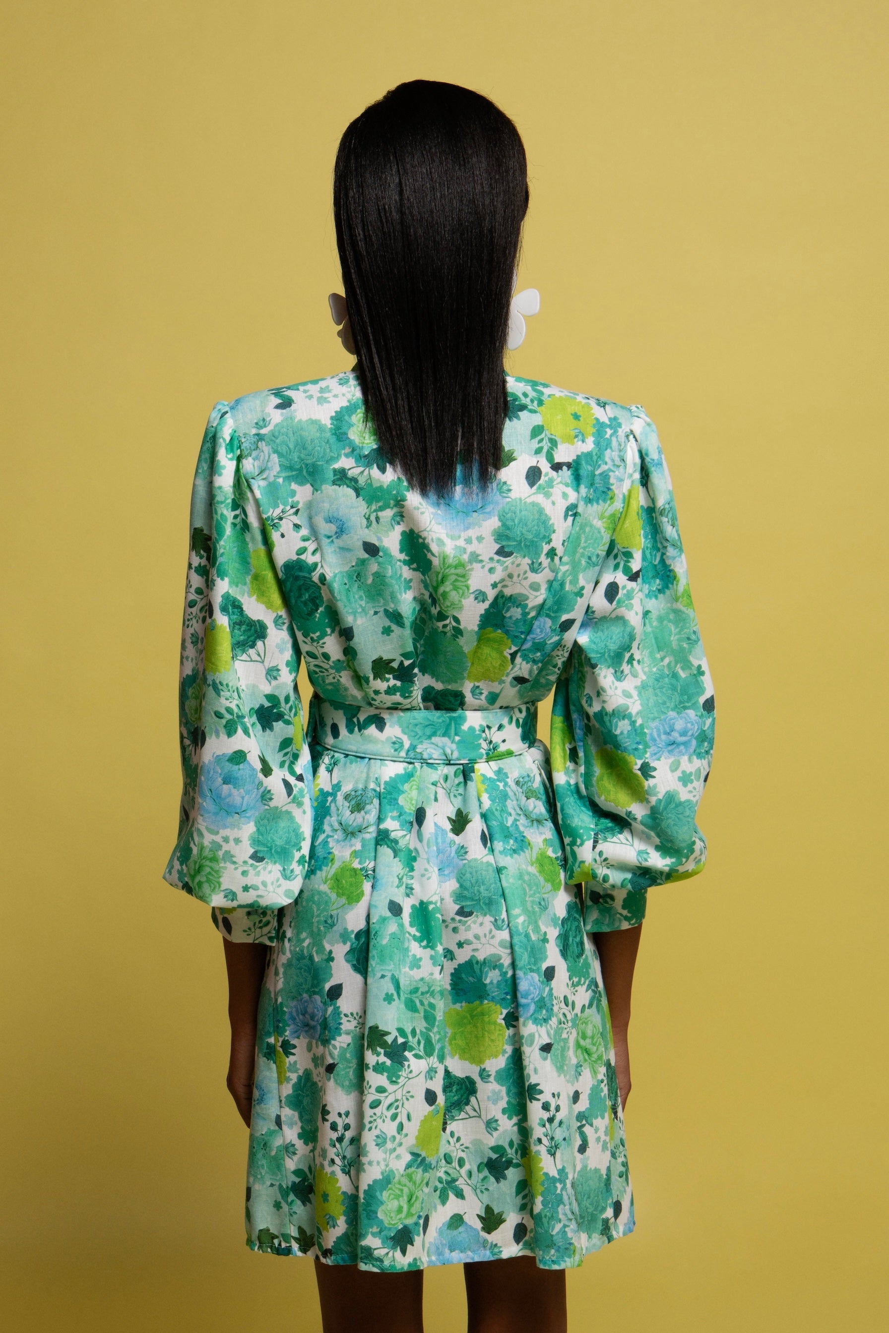 LUISA MINI LINEN DRESS