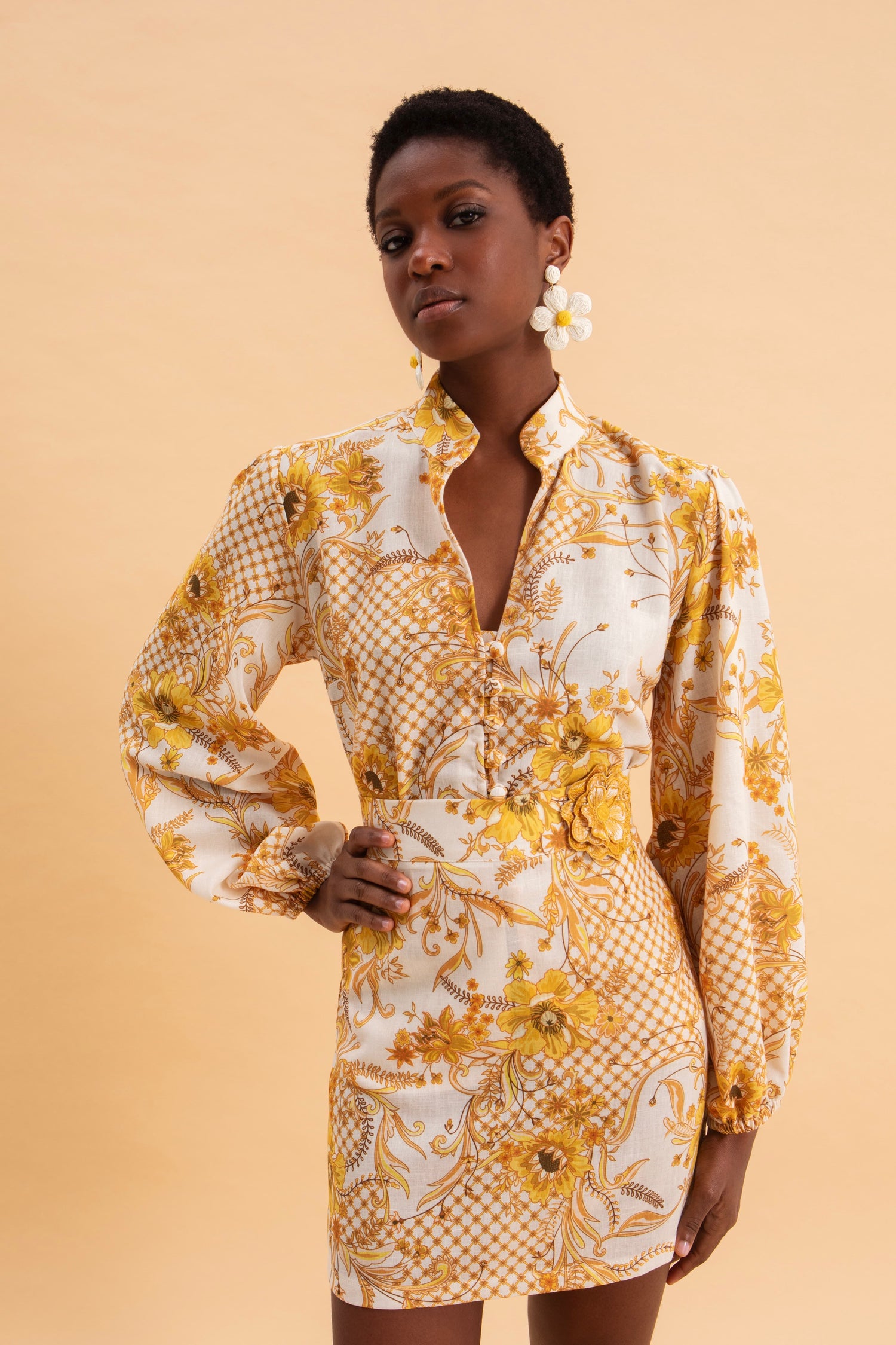 MARIGOLD LINEN SHIRT