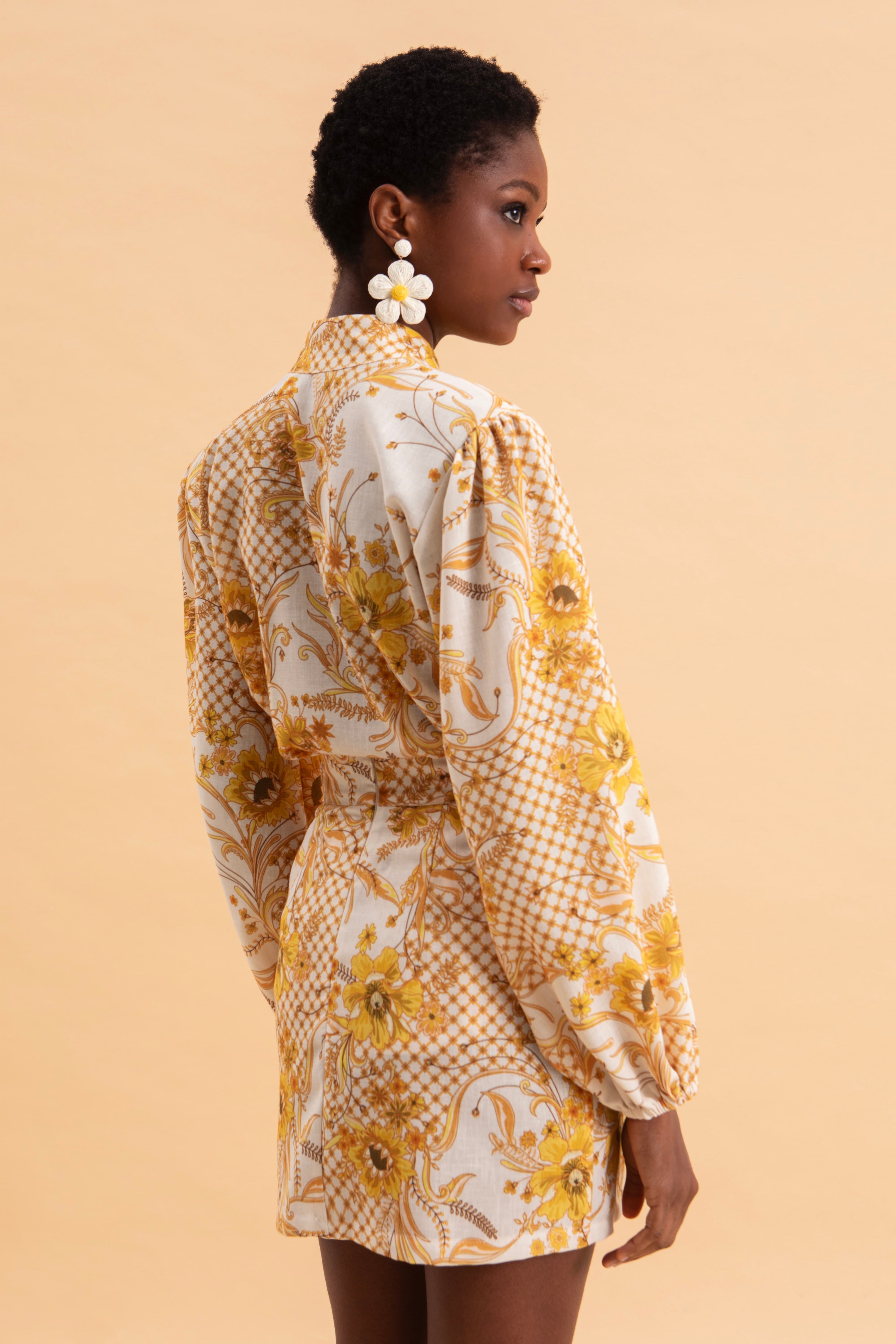 MARIGOLD LINEN SHIRT