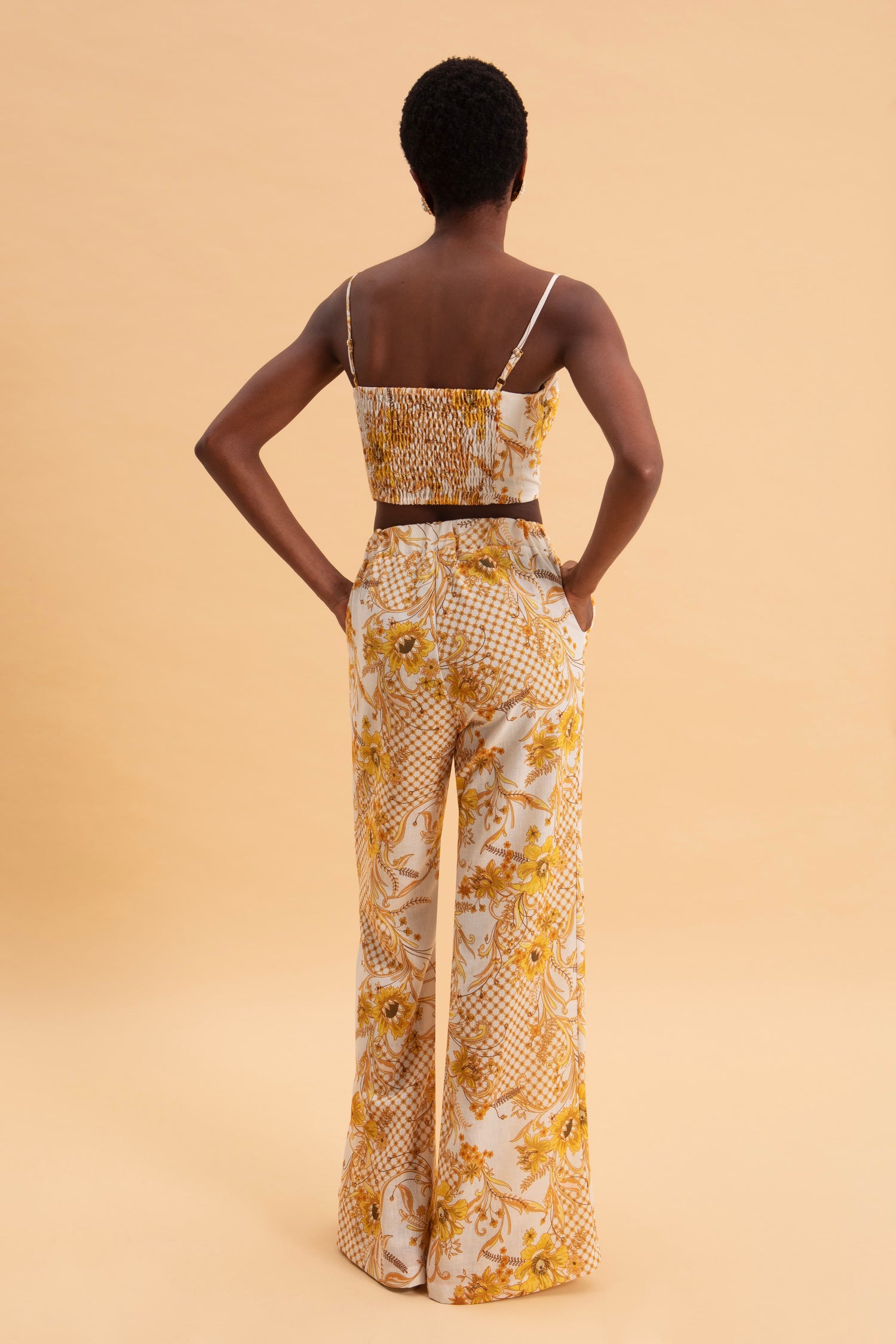 MARIGOLD HIGH WAISTED LINEN PANTS