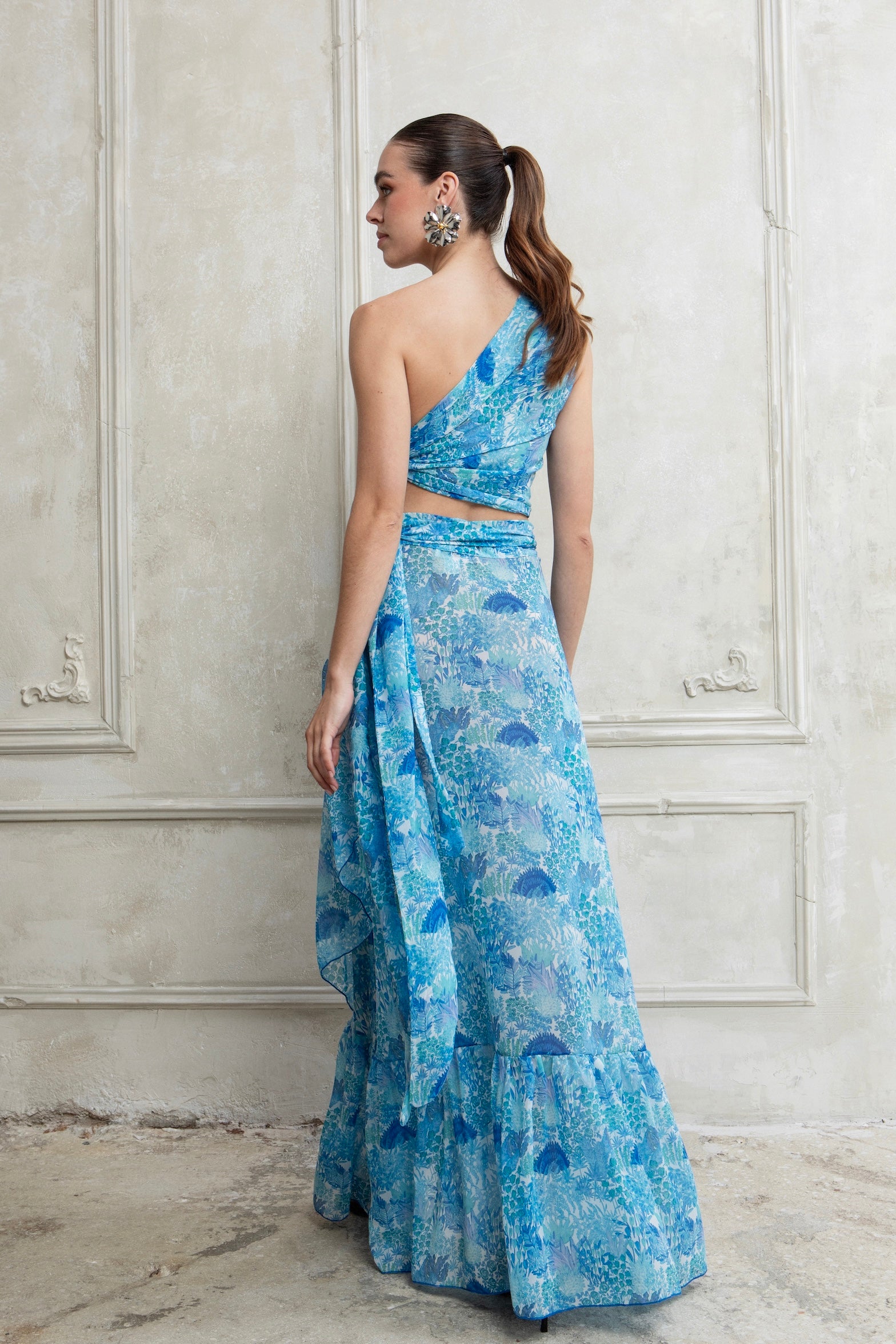 LAGUNA MAXI POLYMORPHIC WRAP SKIRT