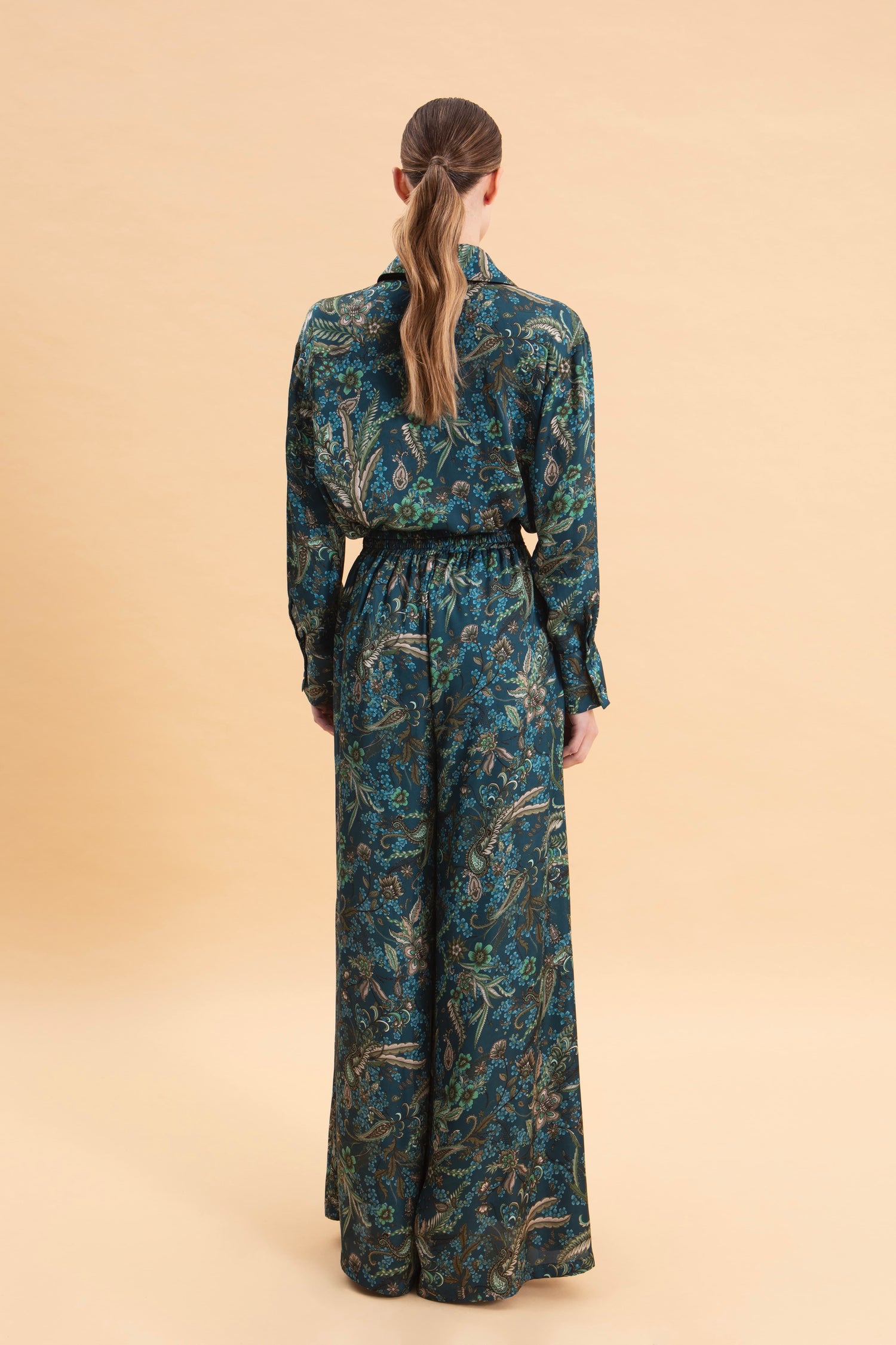 MYSTIC FOREST SATIN SHIRT