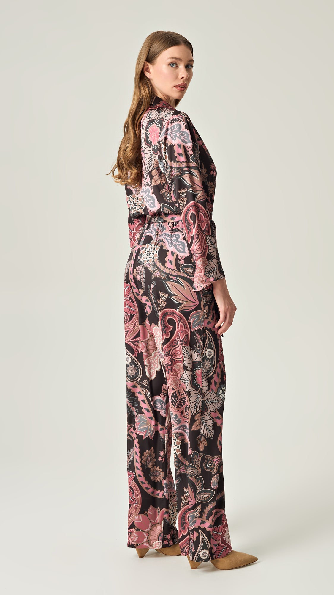 WILD ROMANCE SATIN JUMPSUIT
