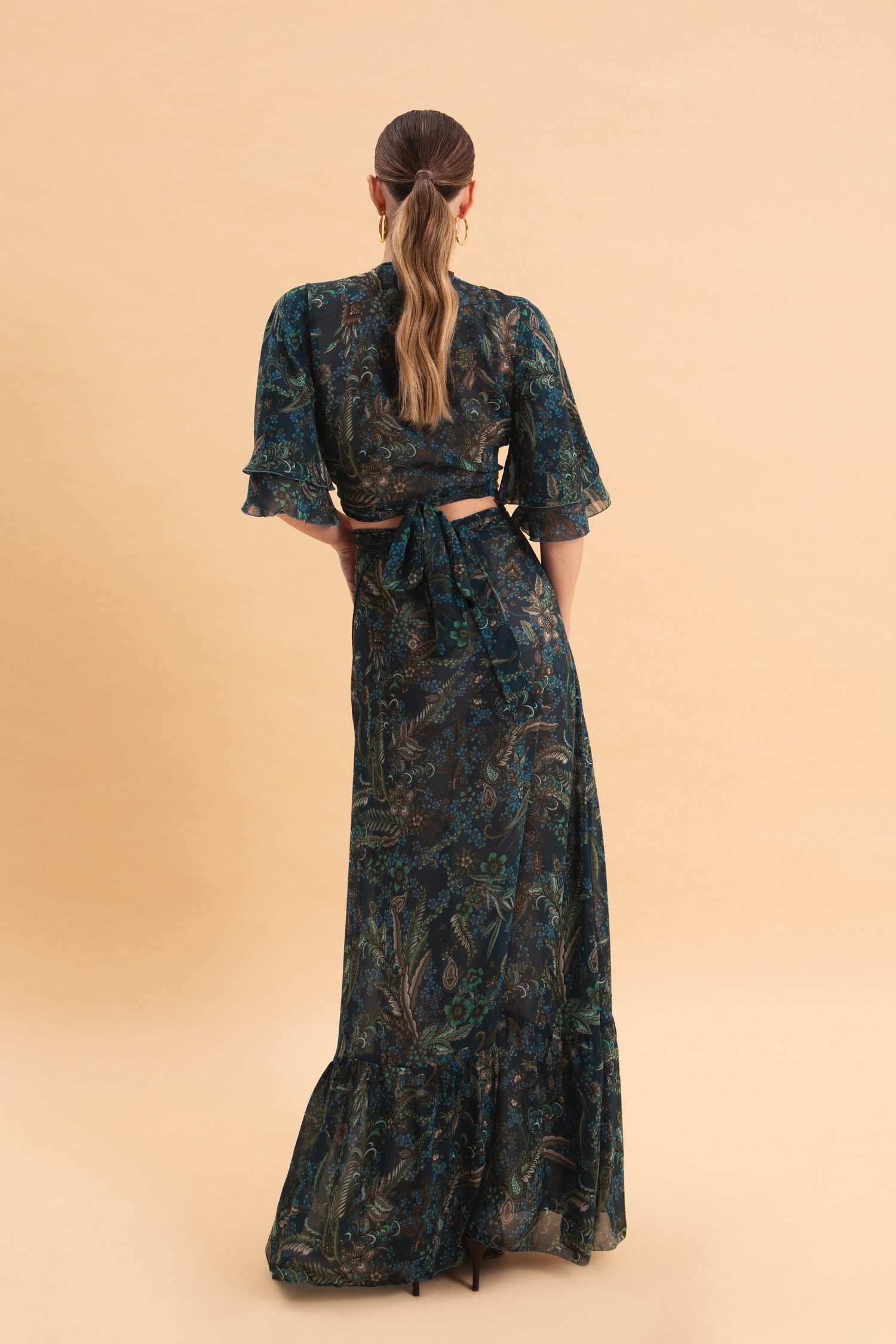 MYSTIC FOREST WRAP TOP