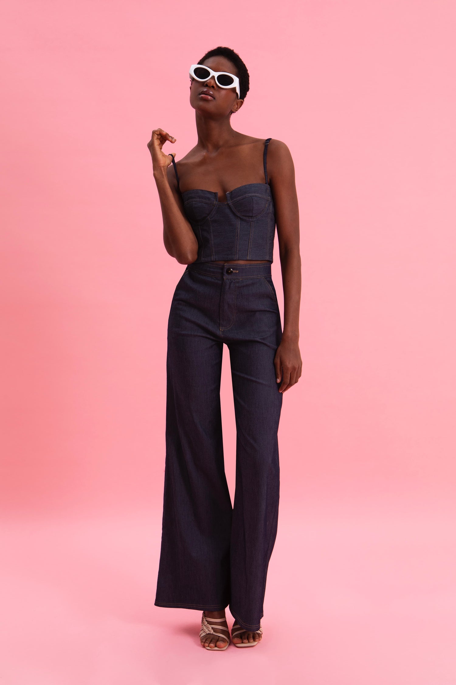 NIGHTFALL DENIM BUSTIER