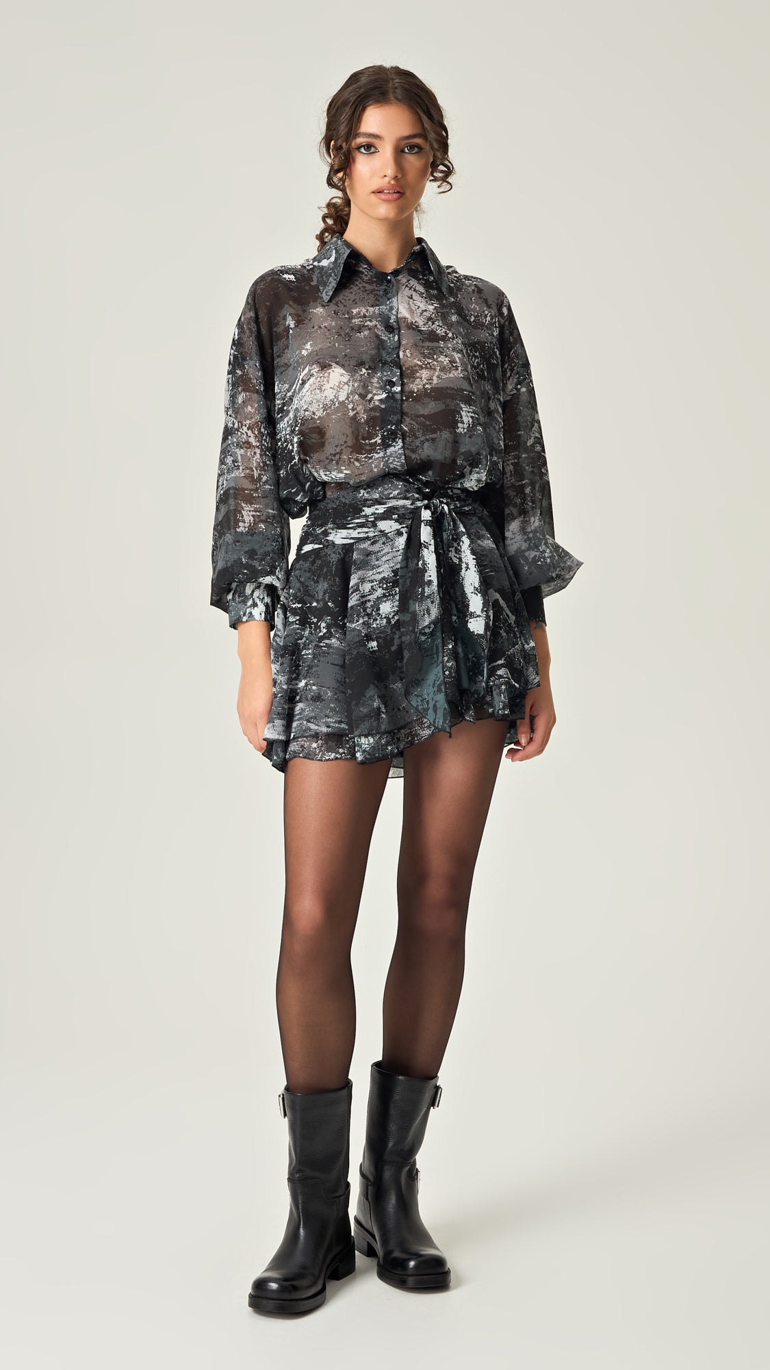 SILVER STORM OVERSIZED SHIRT