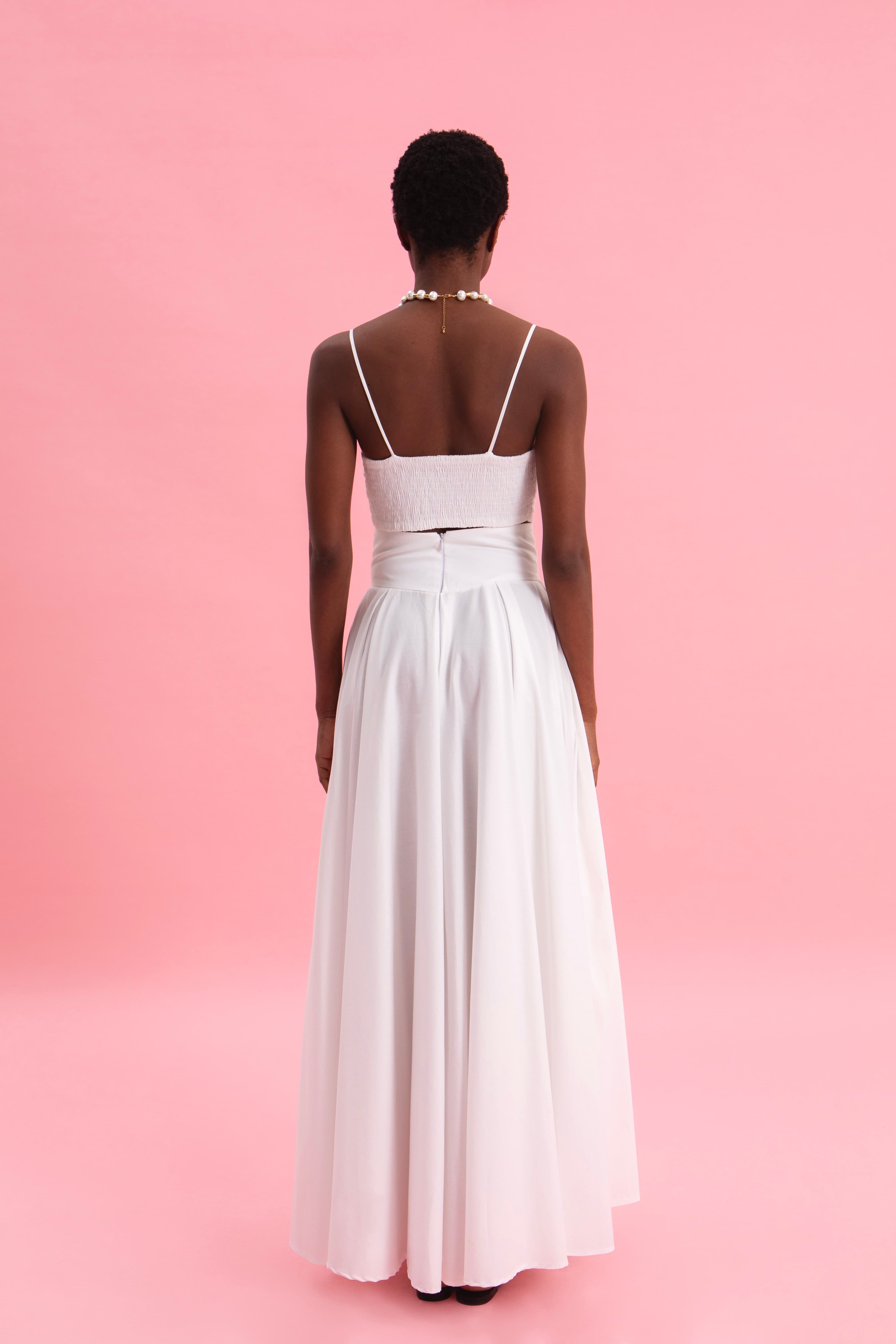 SNOW WHITE 100% COTTON TOP