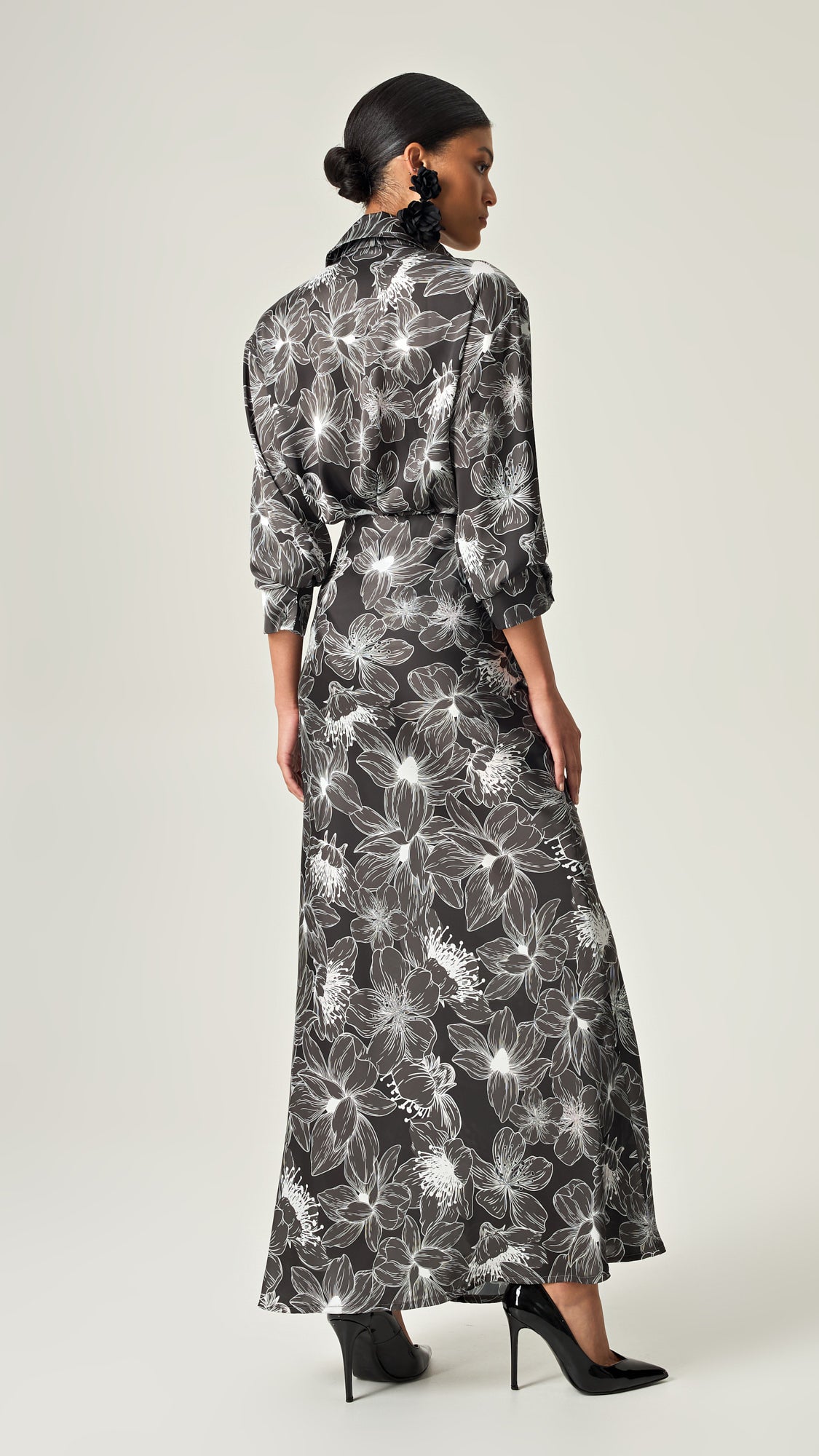 STARLIGHT PETALS SATIN SHIRT