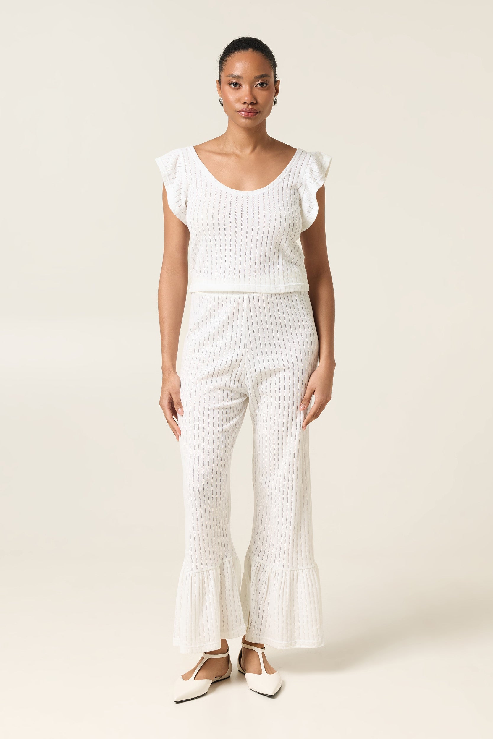 WHITE COAST FLARED TOP
