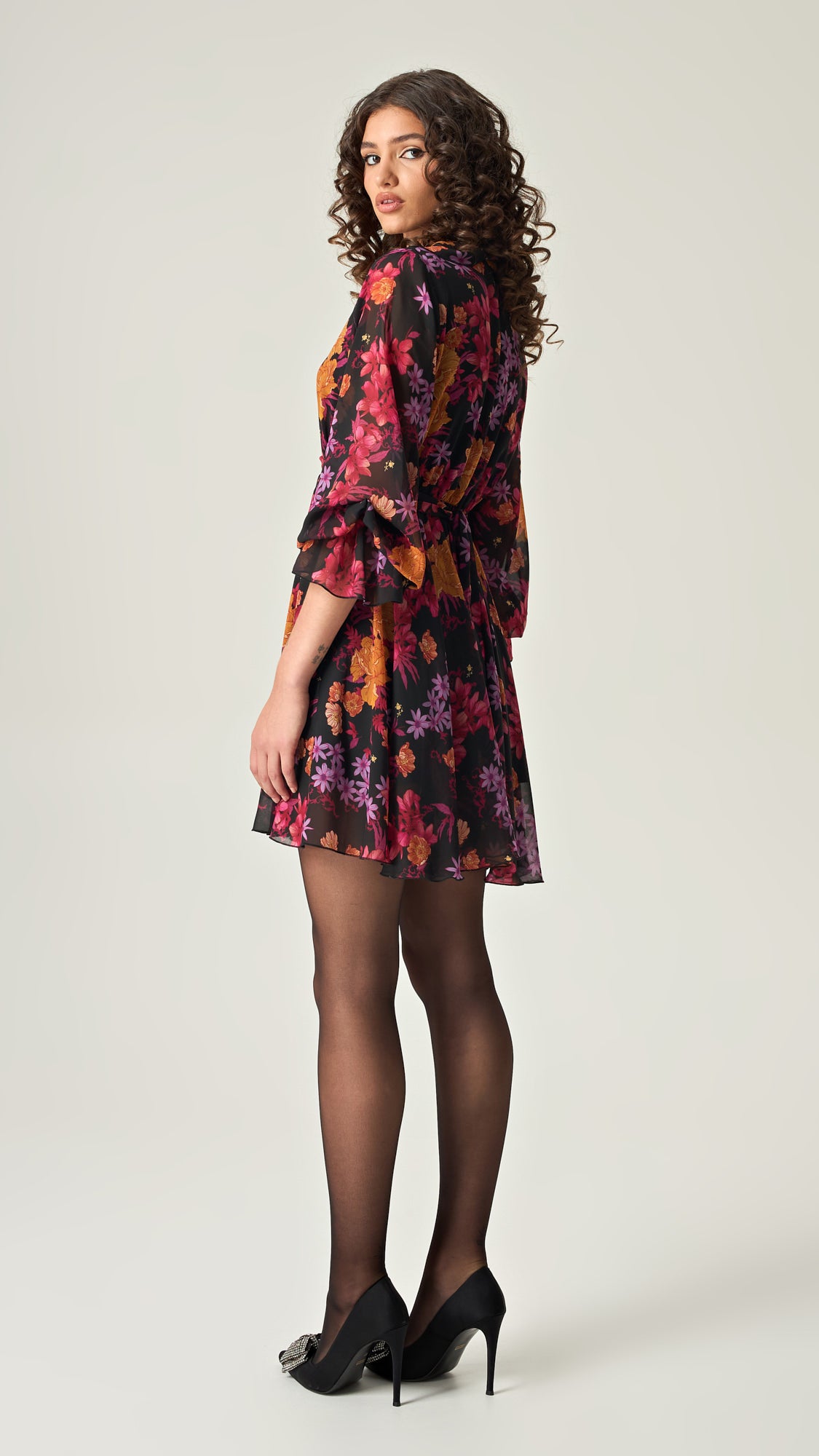HARVEST BLOOM MINI DRESS