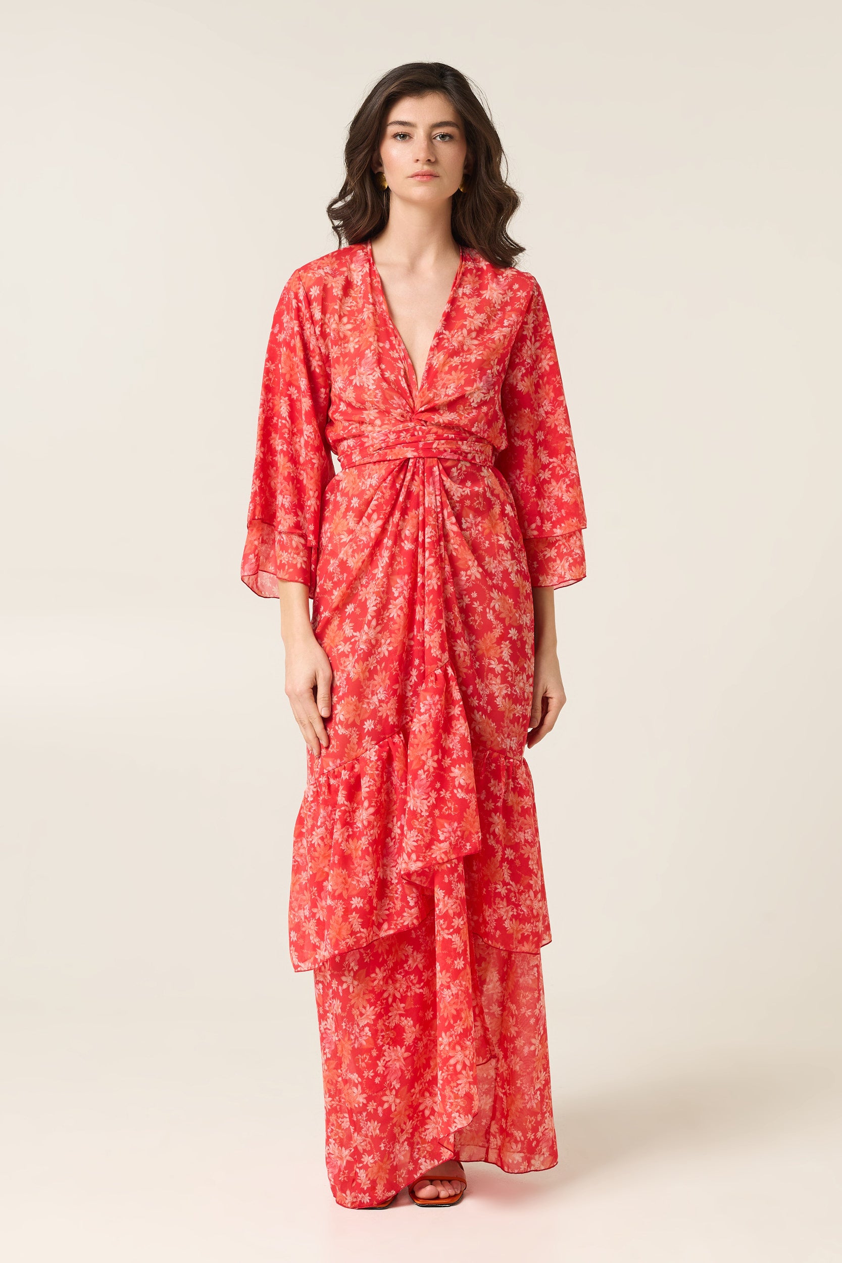 CORALIA POLYMORPHIC KIMONO DRESS