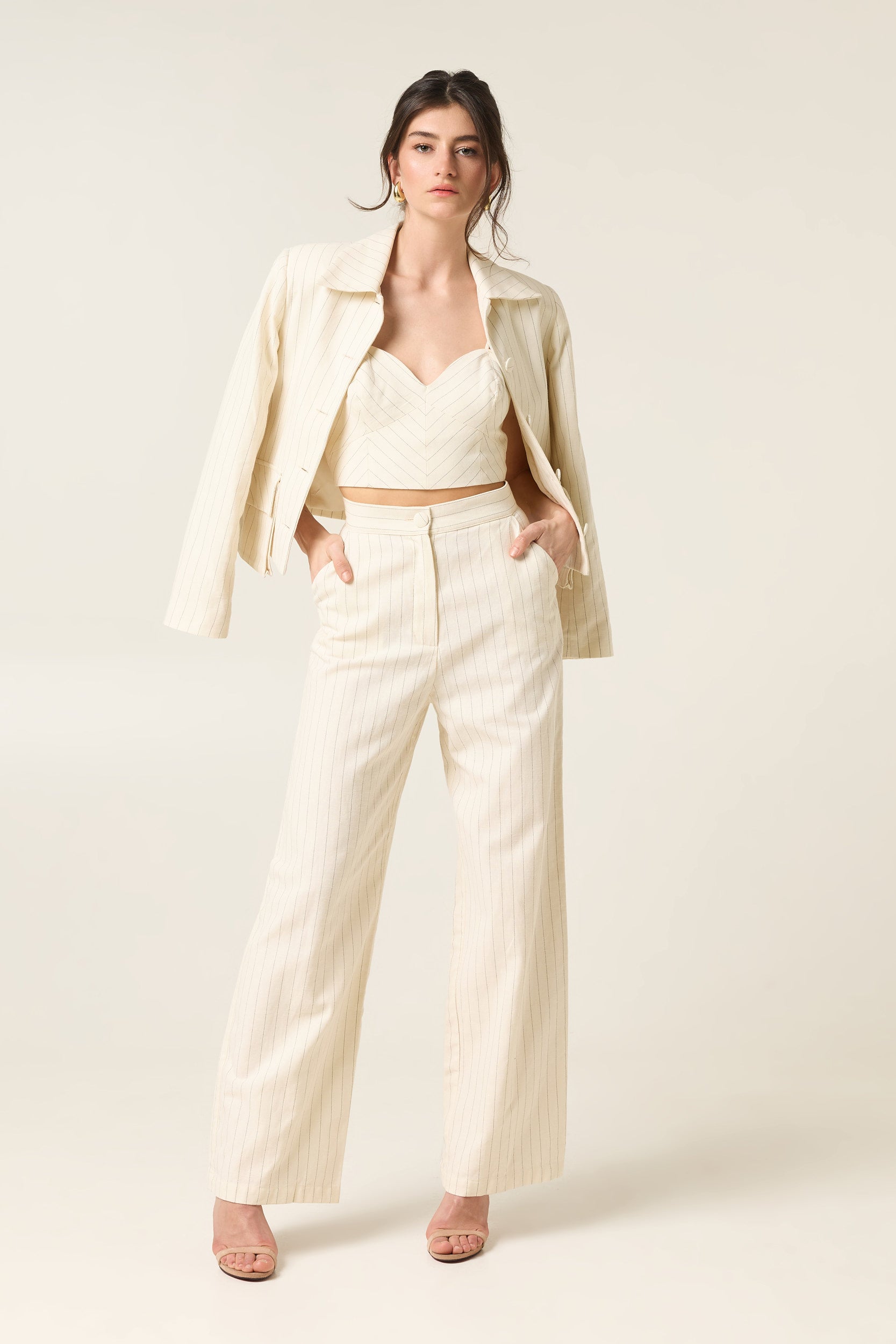QUIET LUXURY COTTON BUSTIER