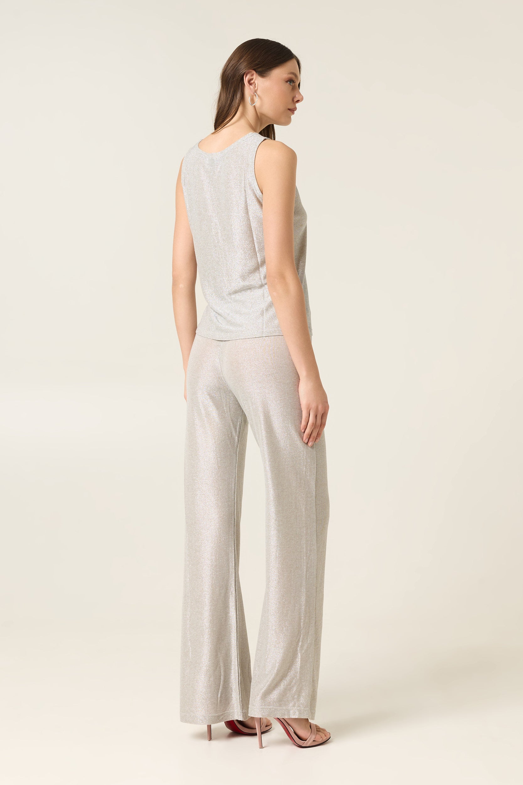 IRIS LUREX HIGH WAISTED PANTS
