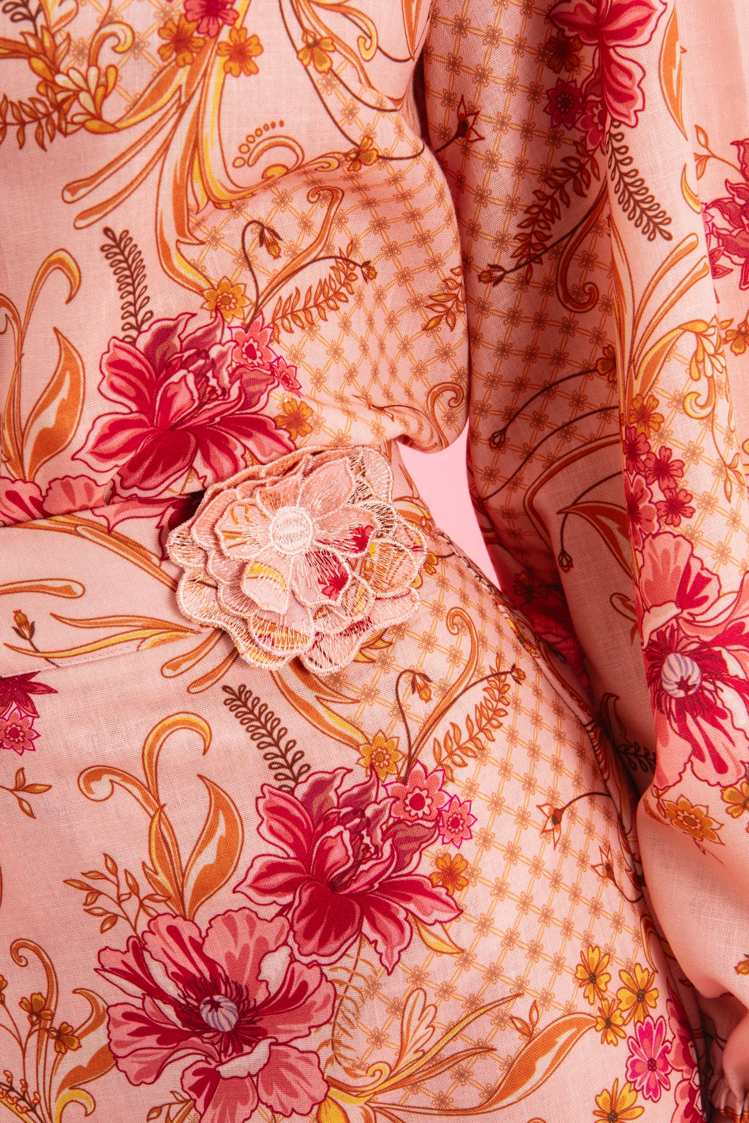 DUSTY PINK LINEN SHIRT