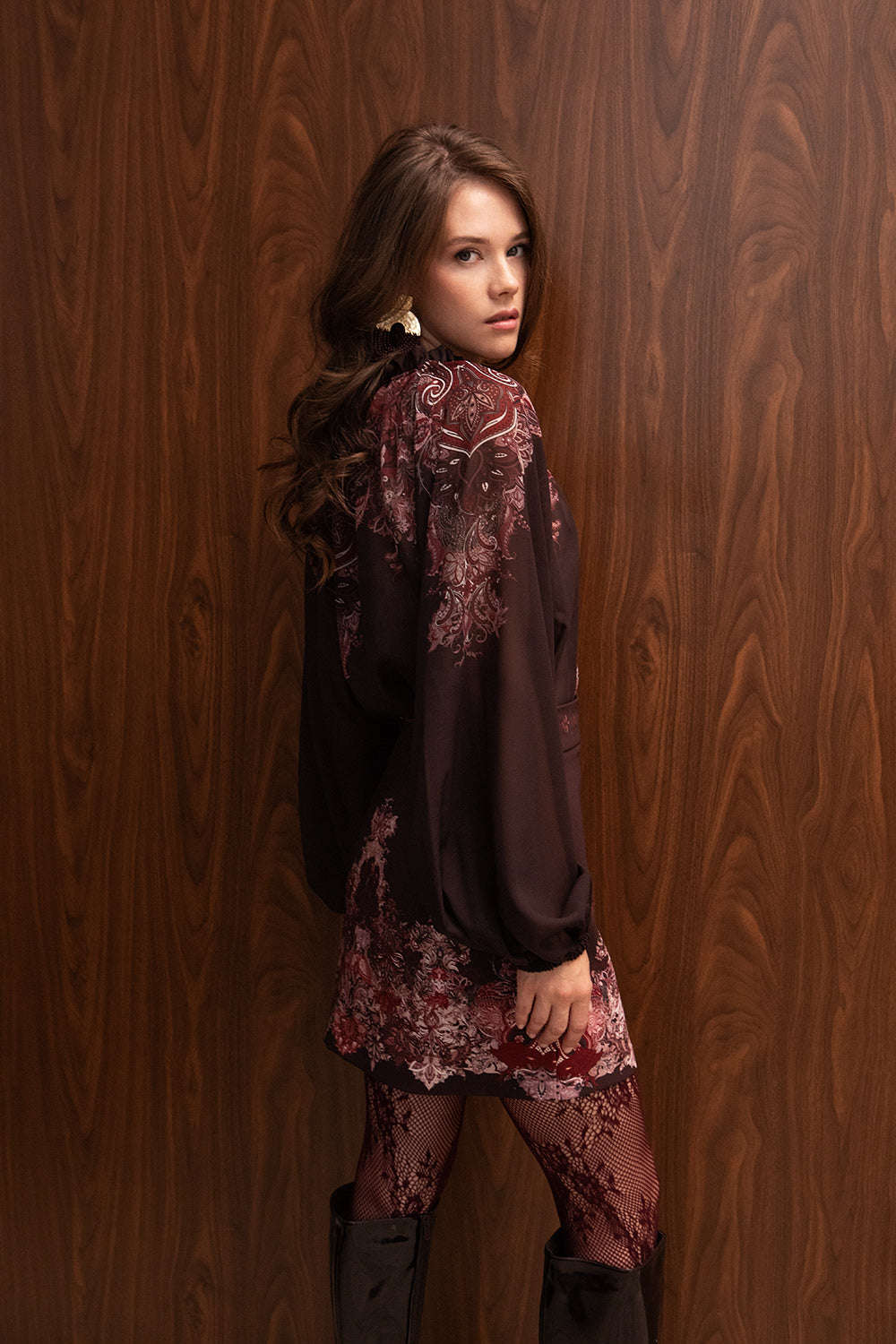 BOHEMIA PAISLEY MINI SKIRT