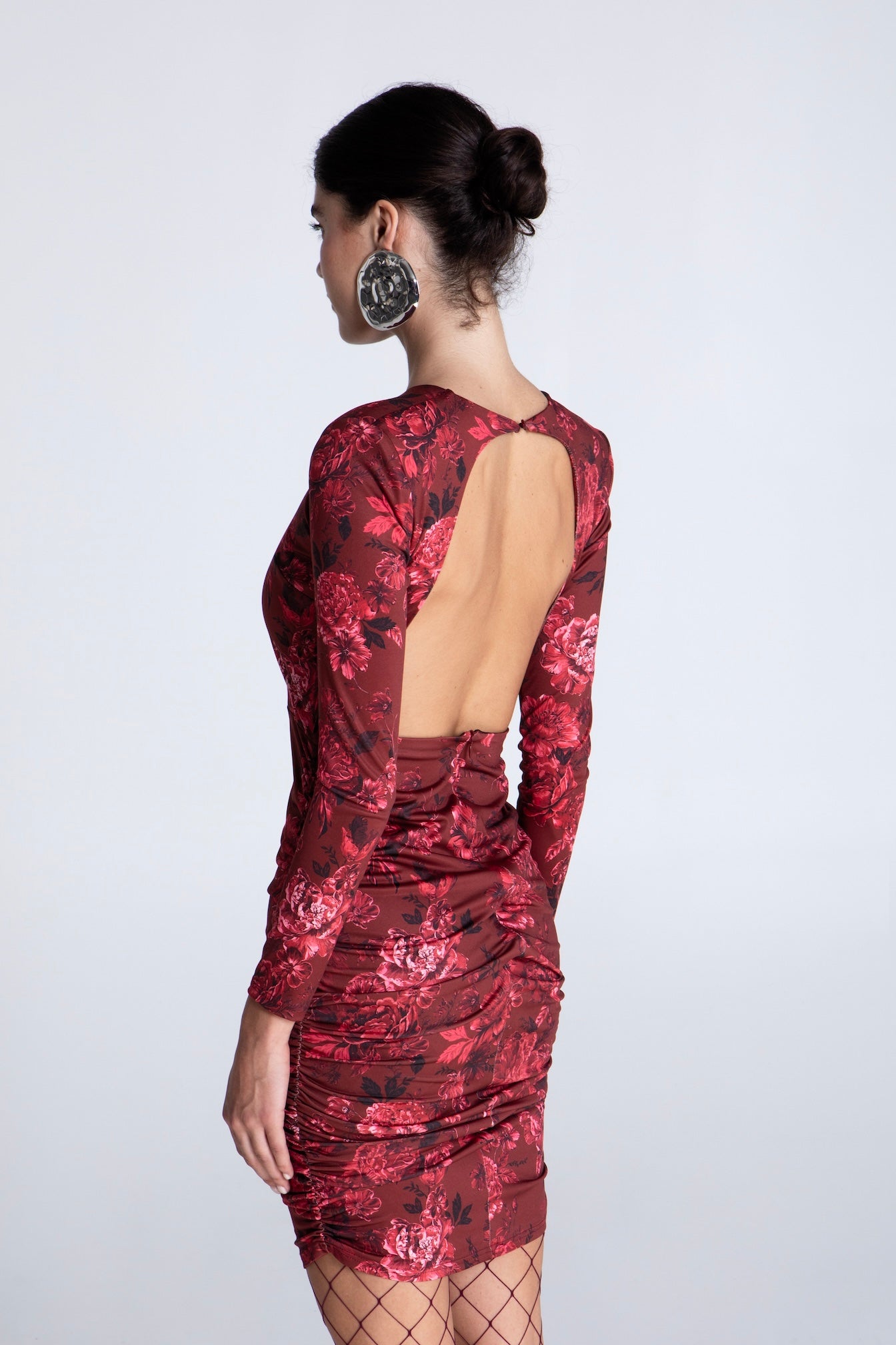 AMAROSE MINI SUPER JERSEY DRESS