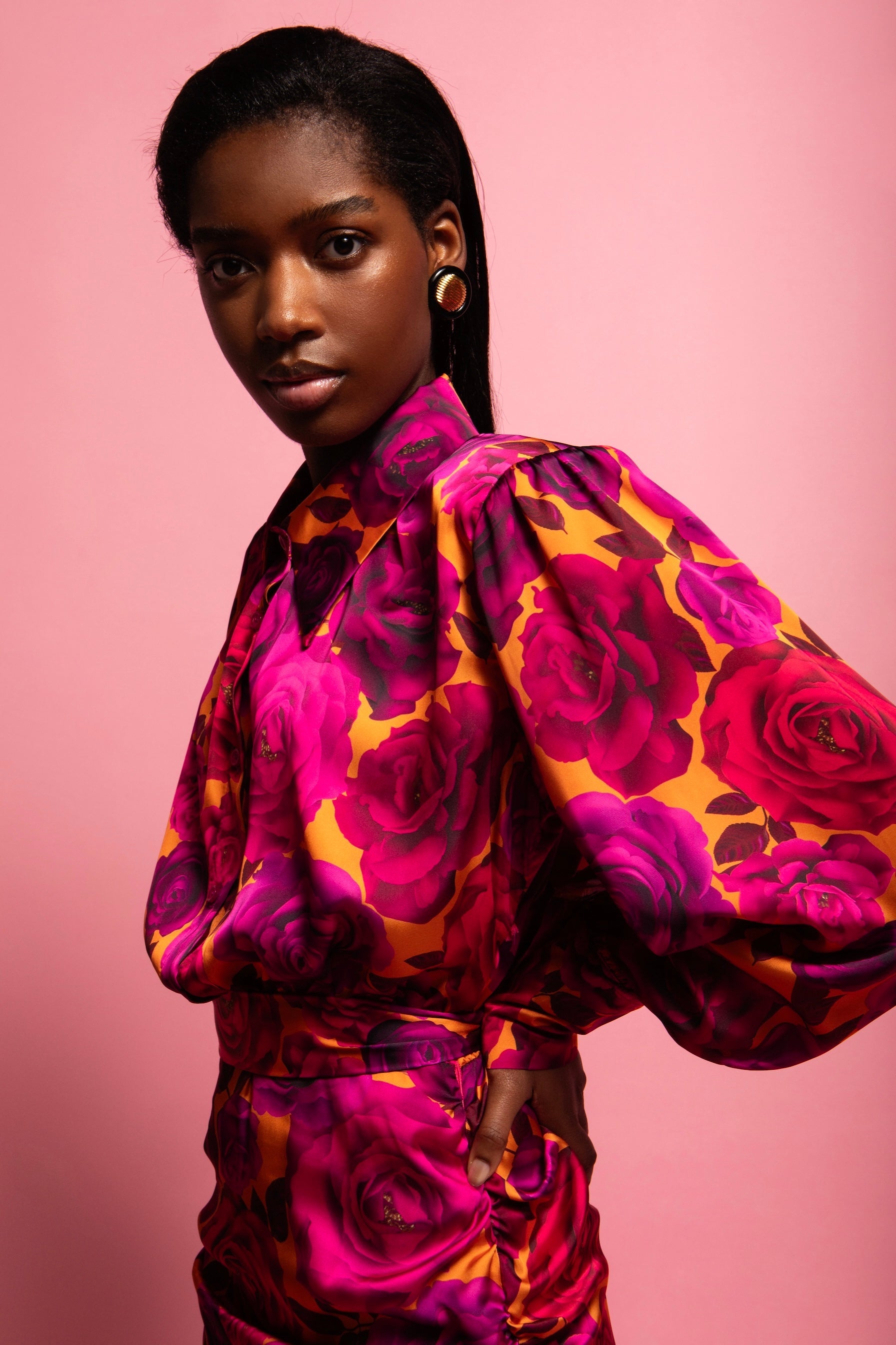 MONICA MINI SATIN DRESS