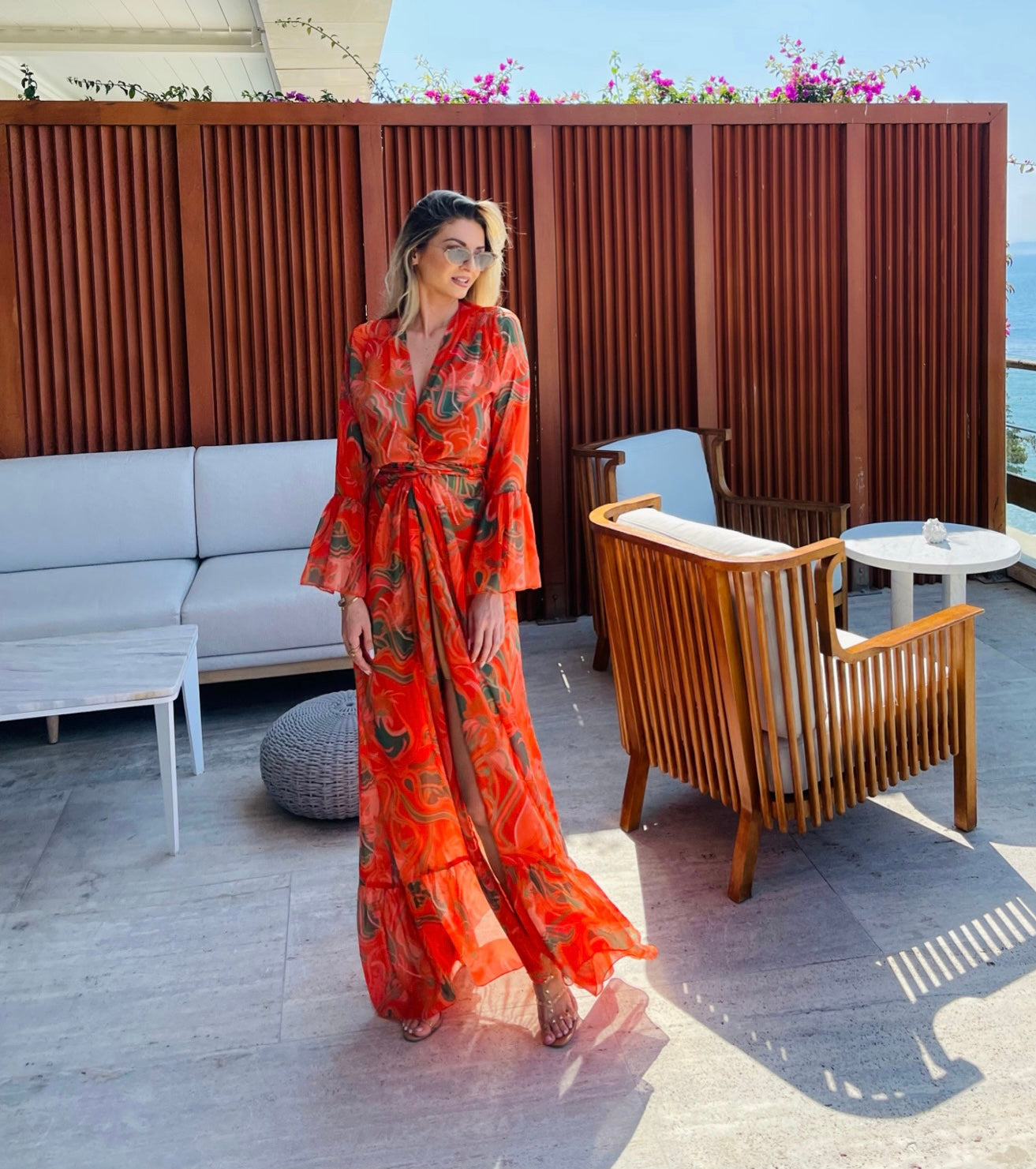 SUMMER BLISS POLYMORPHIC KIMONO DRESS