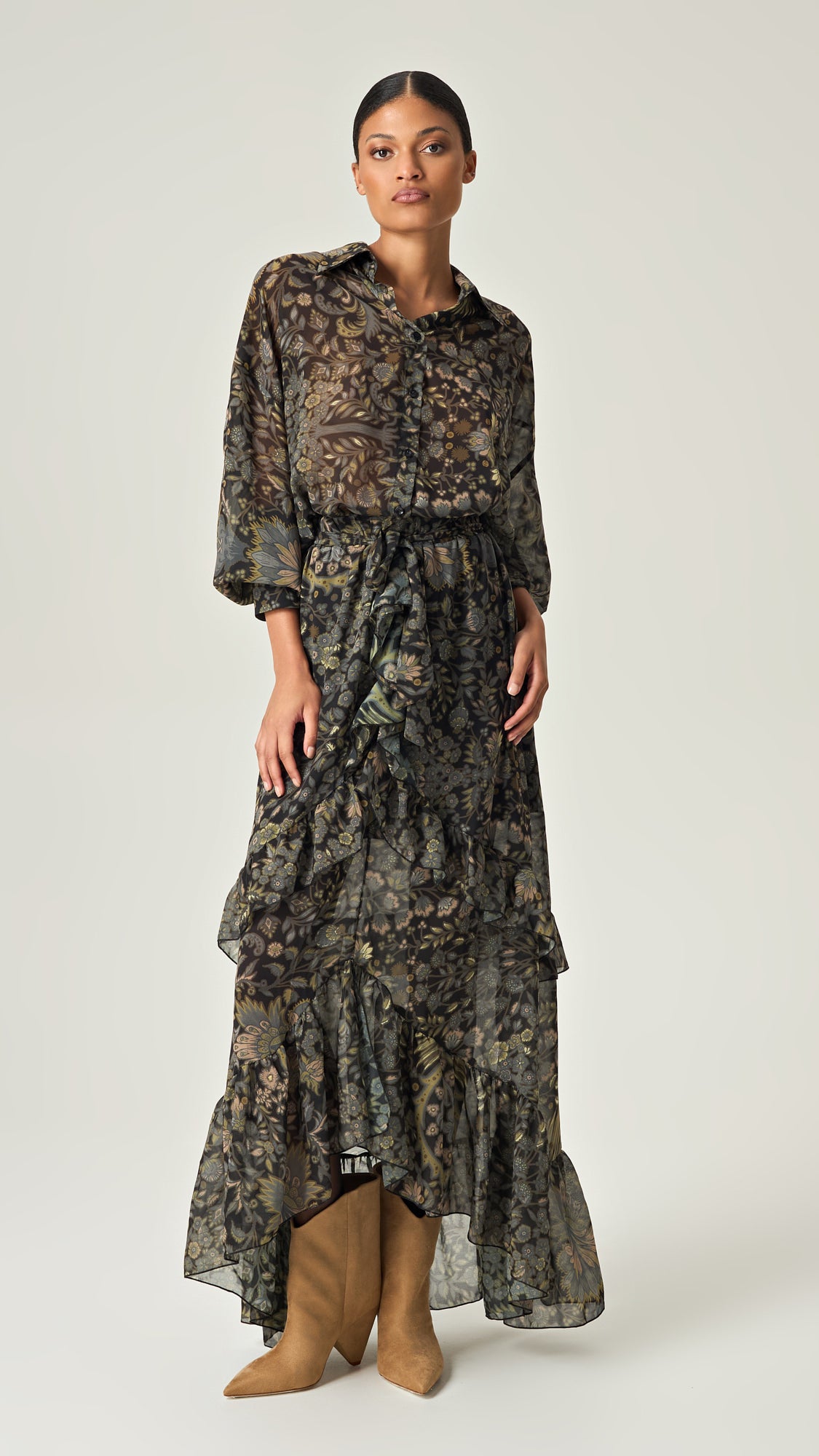 GOLDEN TWILIGHT OVERSIZED SHIRT