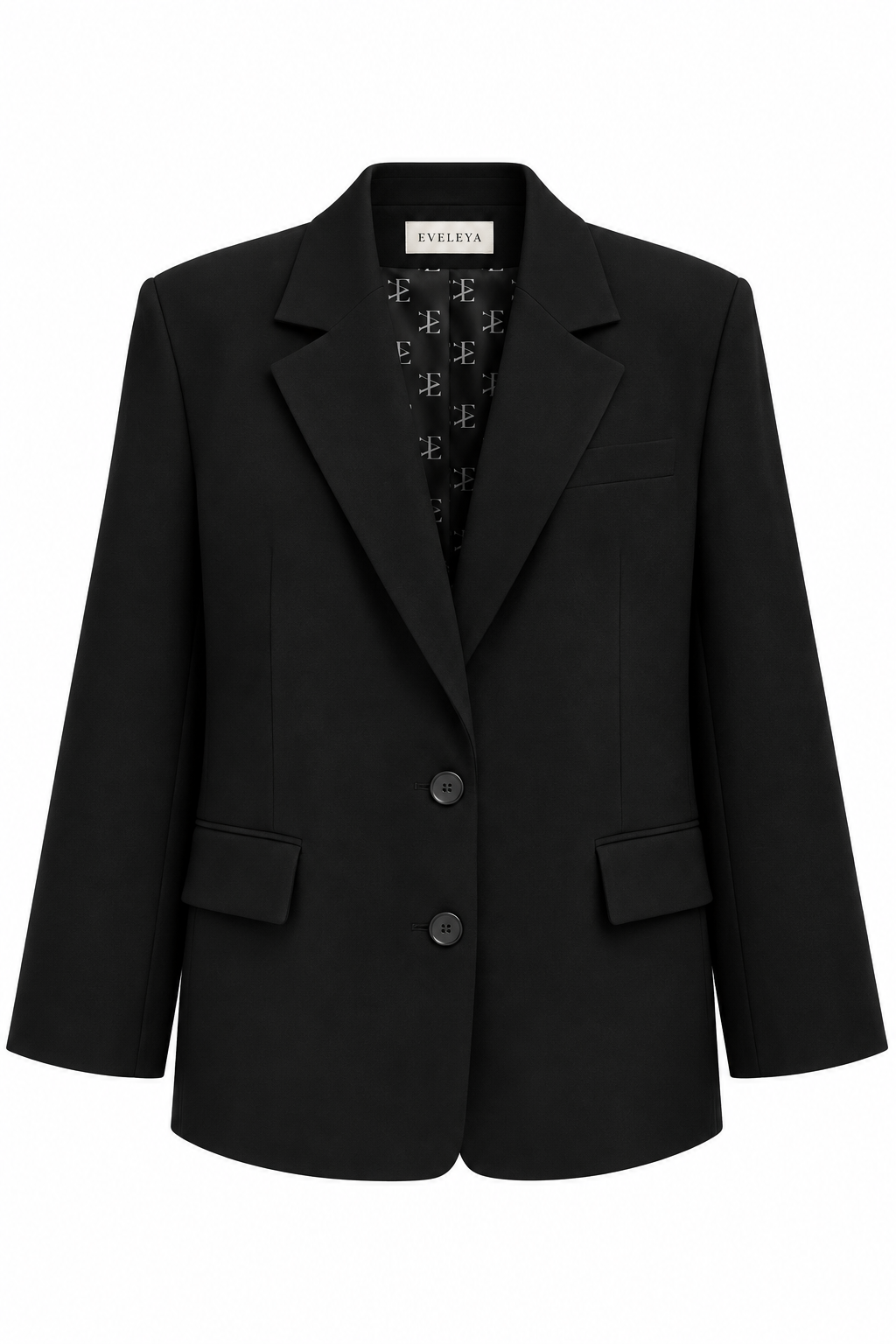 BLACK OVERSIZED TAILORED BLAZER