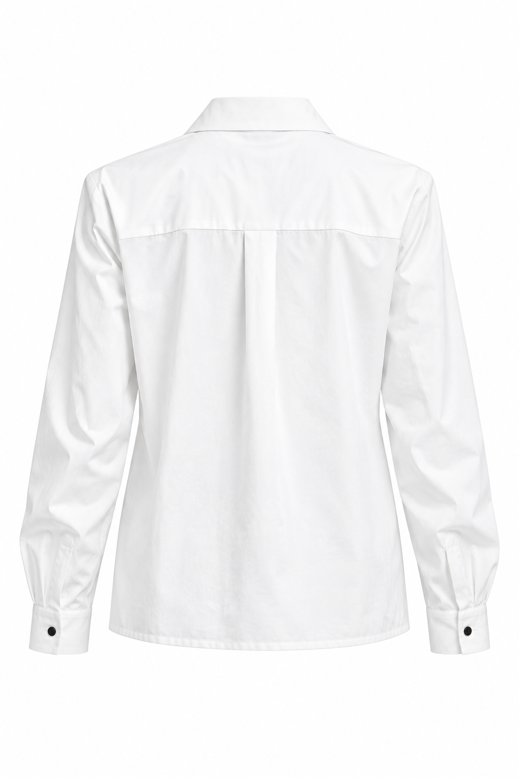 WHITE TIE NECK SHIRT