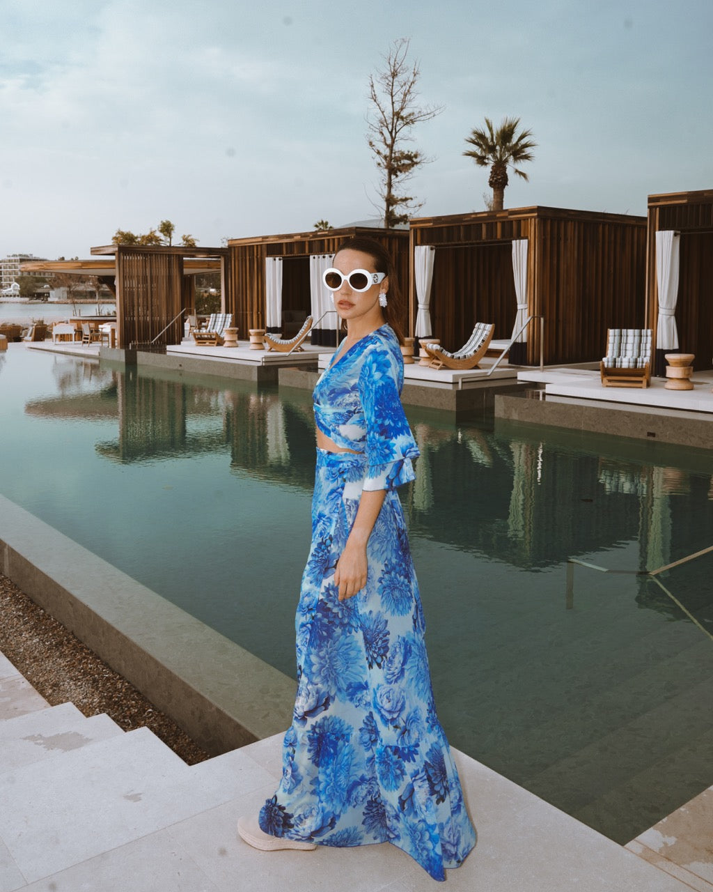 SIENNA MAXI WRAP SKIRT