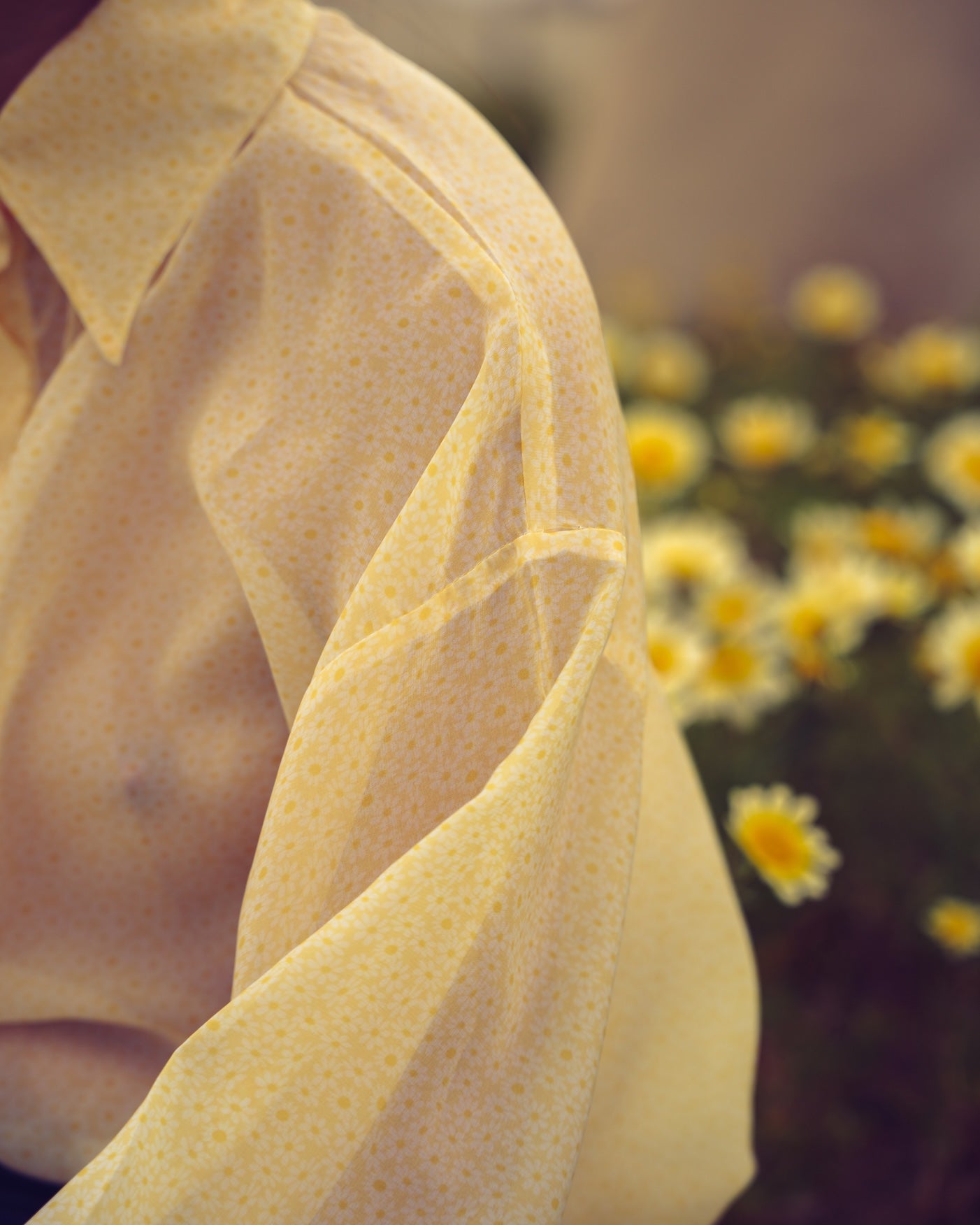 LIGHT YELLOW CHAMOMILE SHIRT- ONLINE EXCLUSIVE