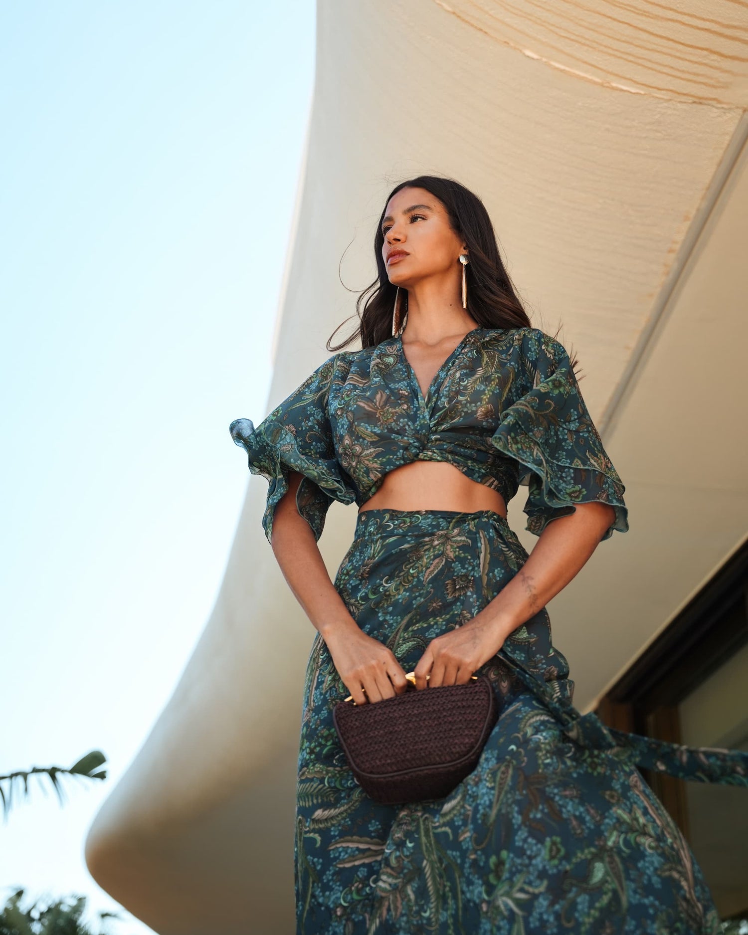 MYSTIC FOREST WRAP TOP