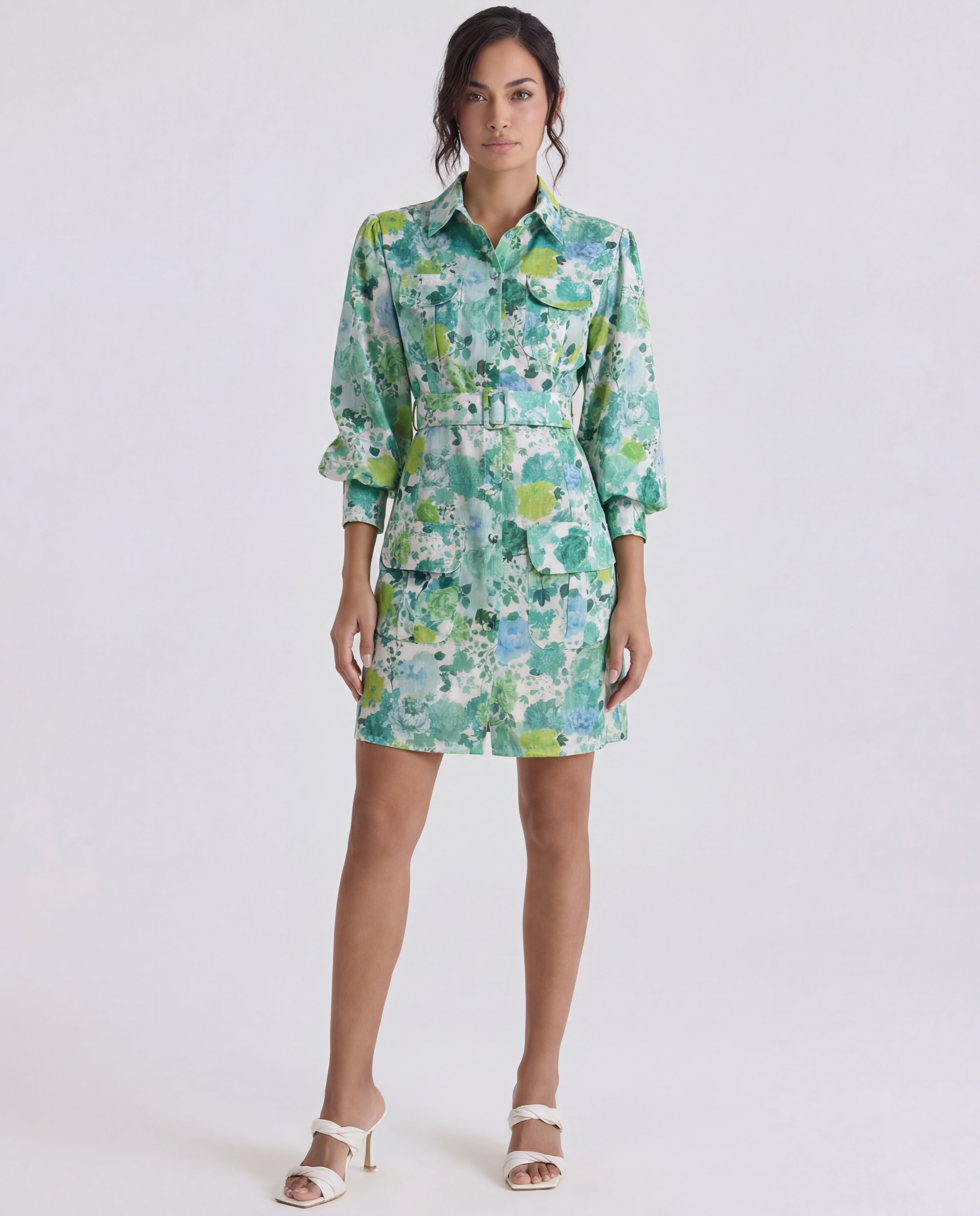 LUISA MINI LINEN DRESS