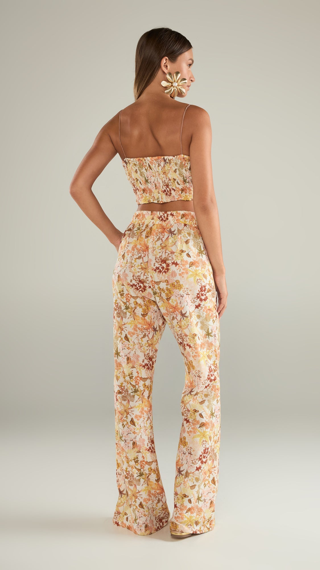 ESTHER LINEN HIGH WAISTED PANTS