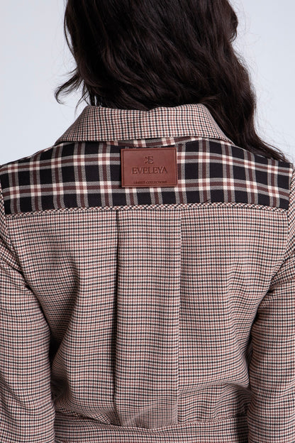 OXFORD PLAID JUMPSUIT