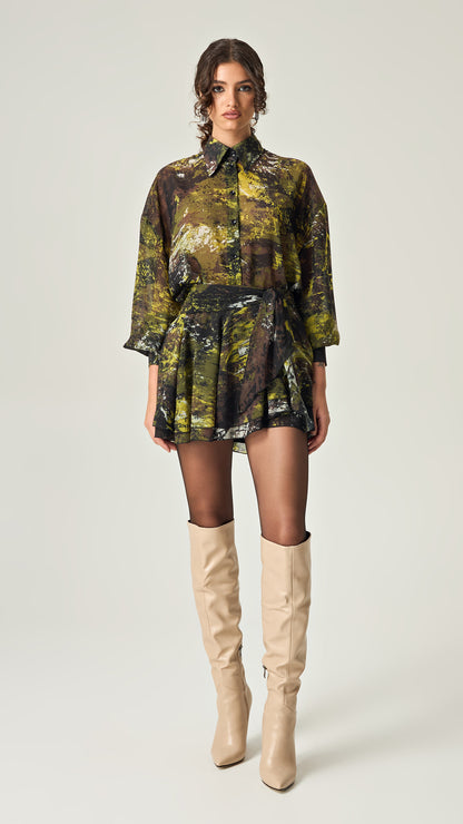 WOODLAND WHISPERS OVERSIZED SHIRT