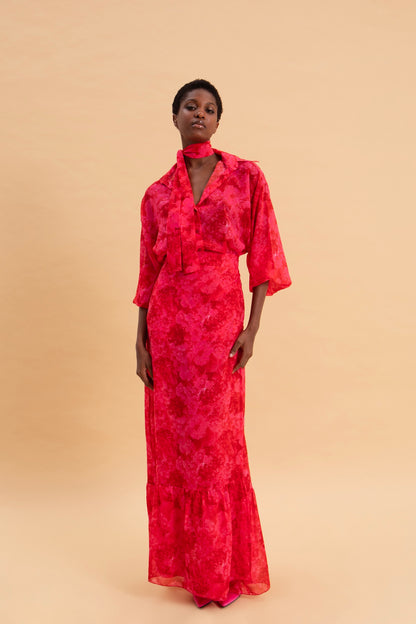 RUBY ROSE MAXI WRAP SKIRT