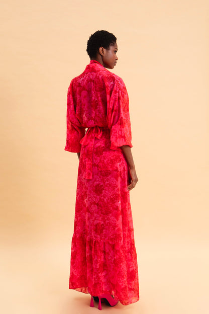 RUBY ROSE MAXI WRAP SKIRT