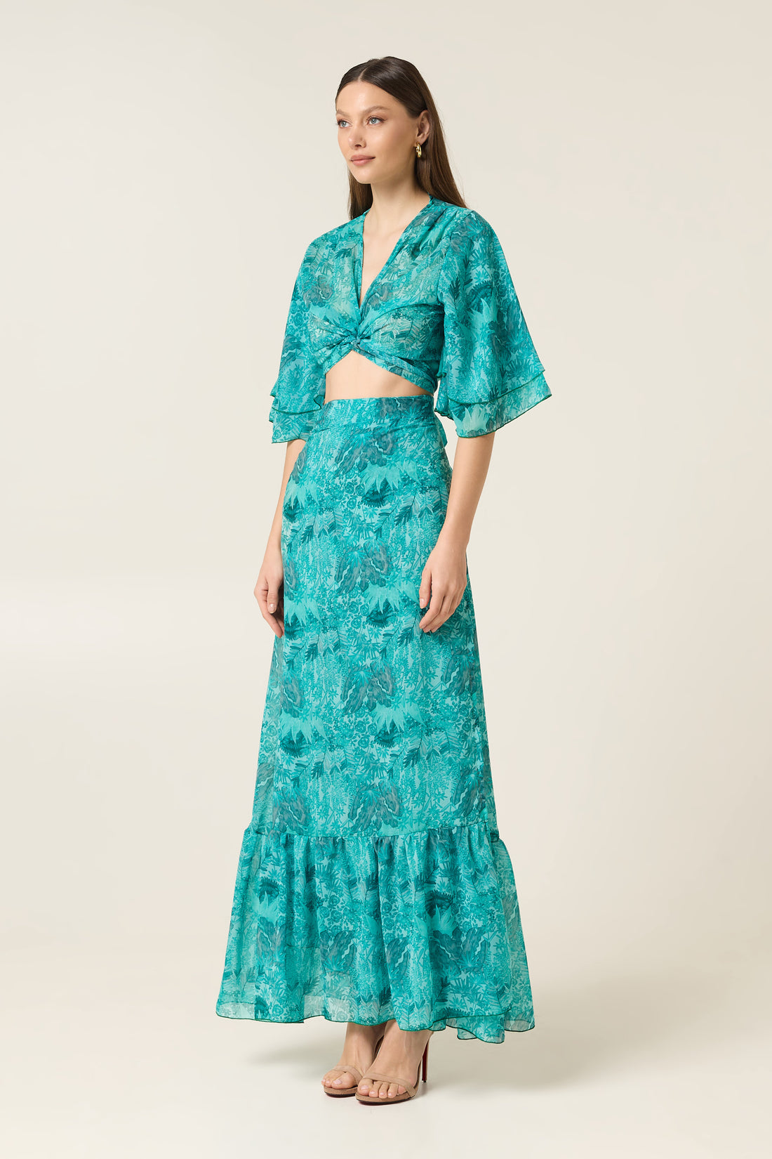 SERAFINA MAXI WRAP SKIRT
