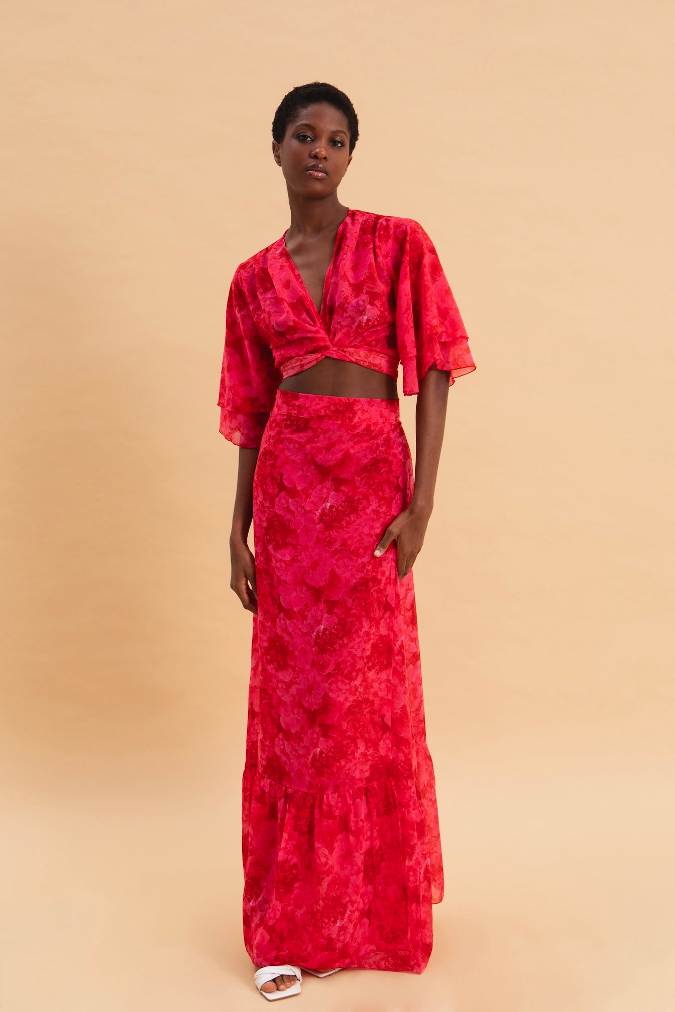 RUBY ROSE MAXI WRAP SKIRT