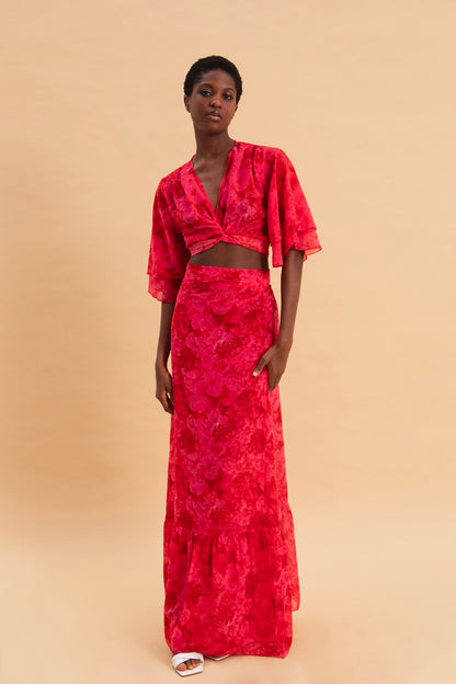 RUBY ROSE MAXI WRAP SKIRT