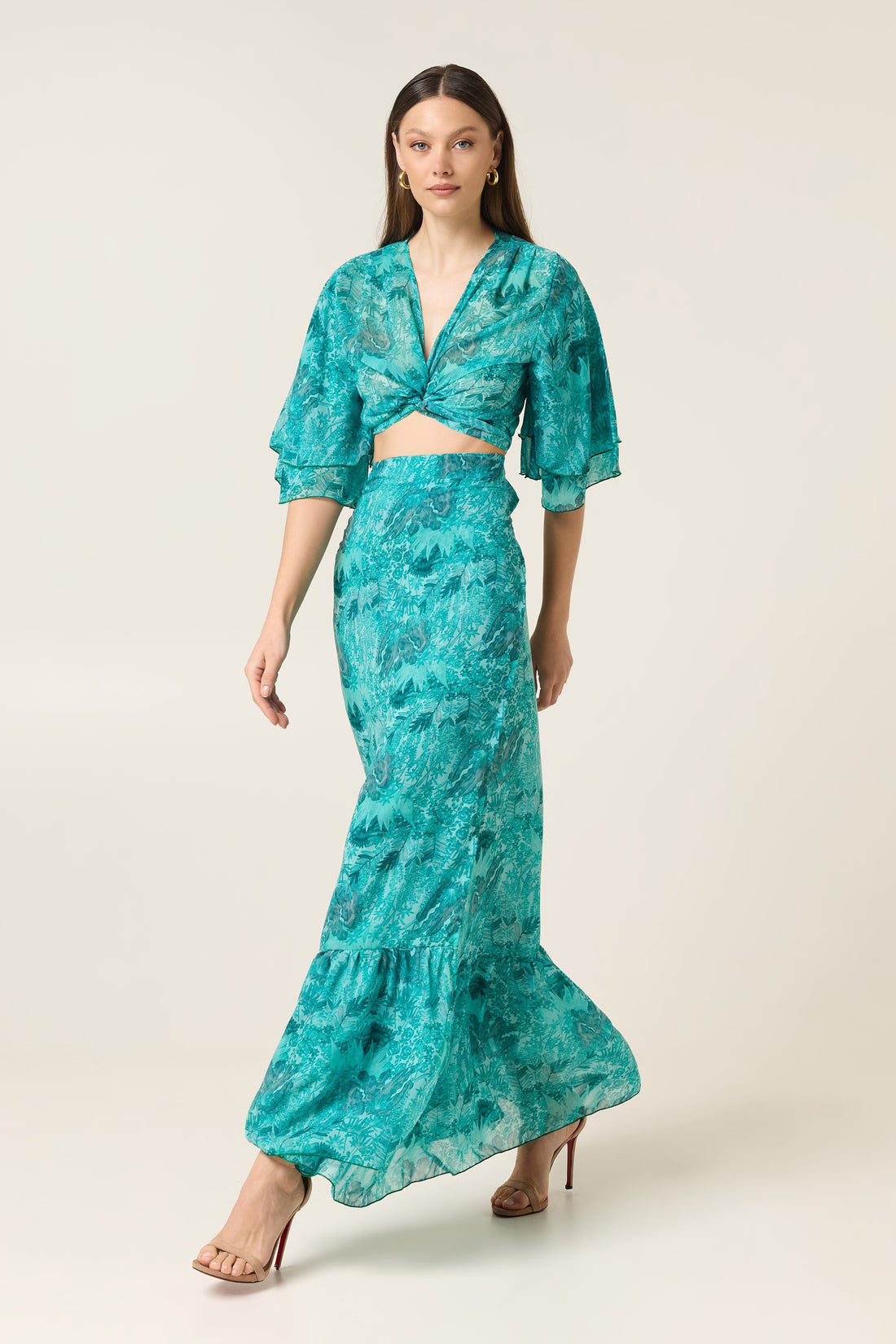 SERAFINA MAXI WRAP SKIRT