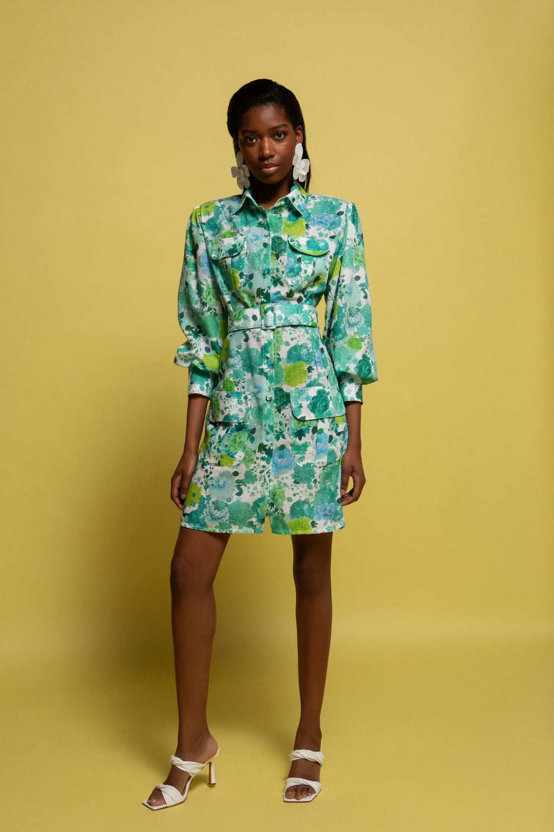 LUISA MINI LINEN DRESS