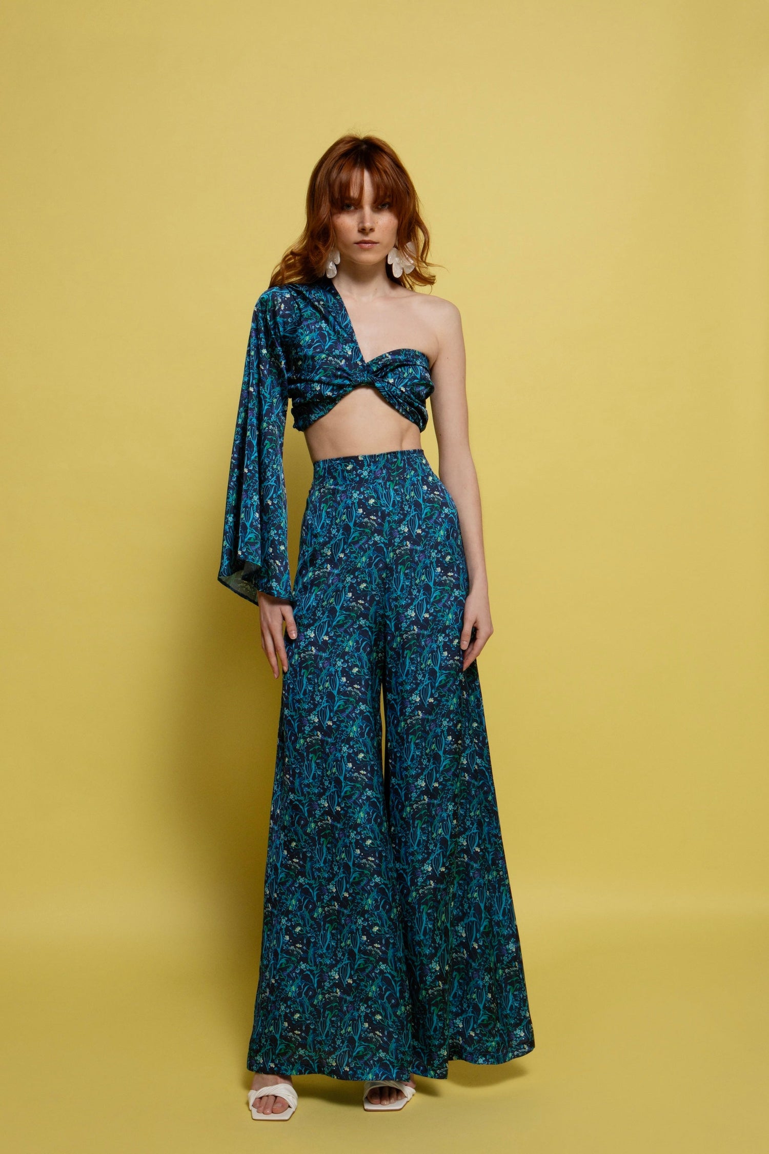 MARLEY SATIN HIGH WAISTED PANTS