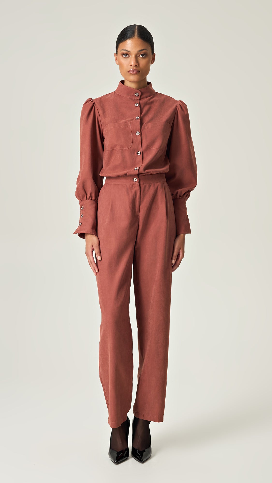 TERRACOTTA ELEGANCE JUMPSUIT