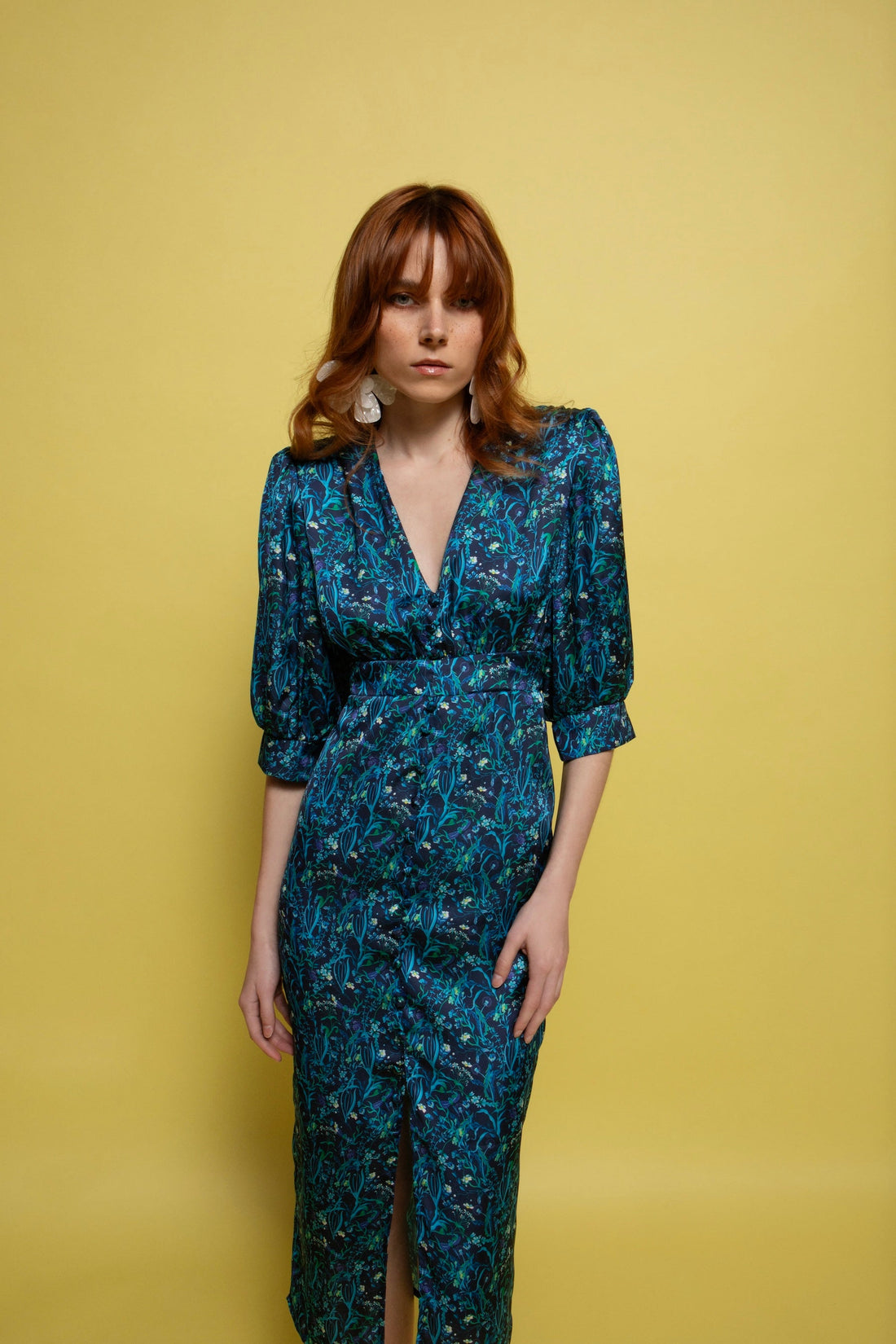 MARLEY MIDI SATIN DRESS