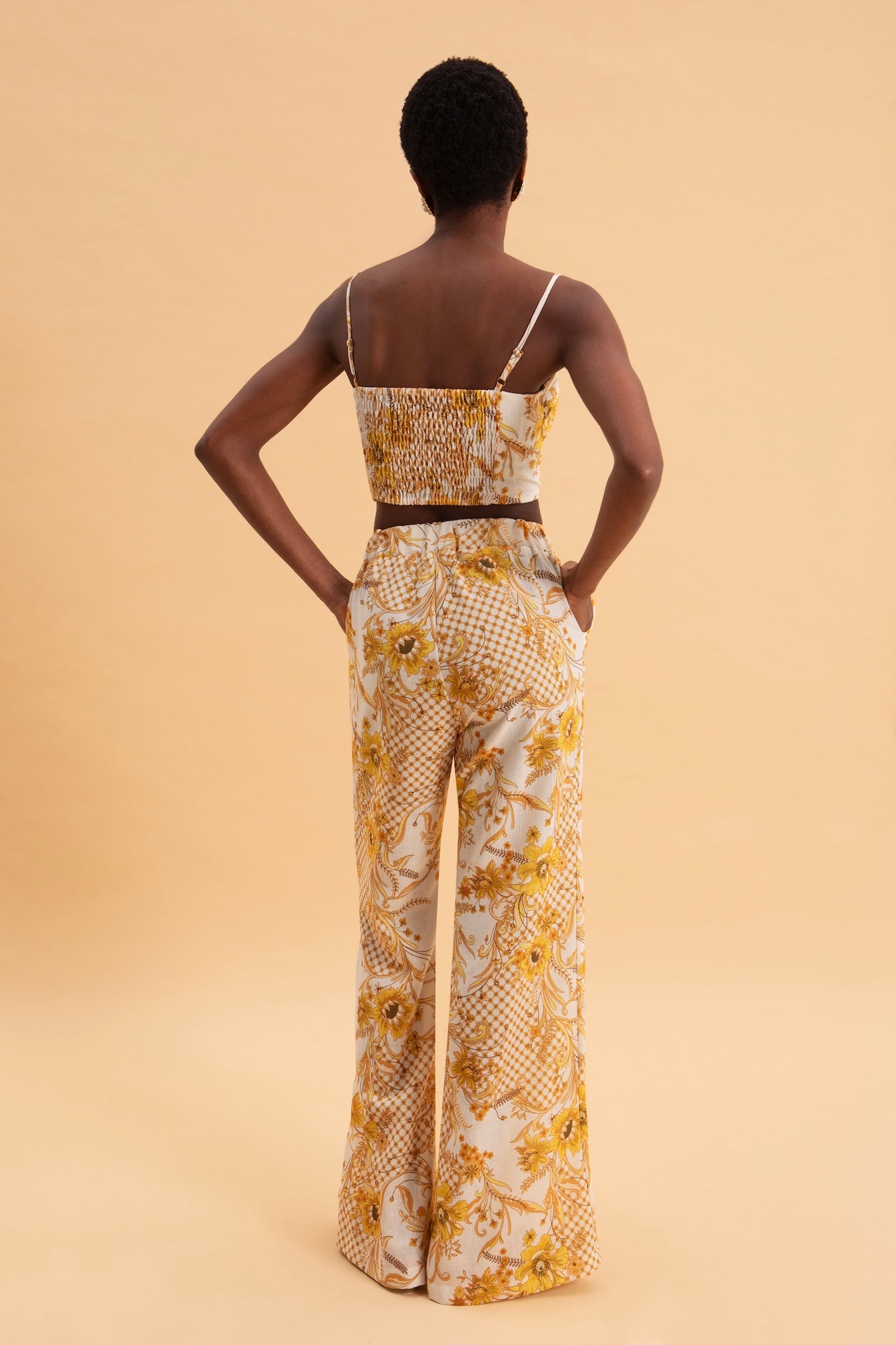 MARIGOLD HIGH WAISTED LINEN PANTS